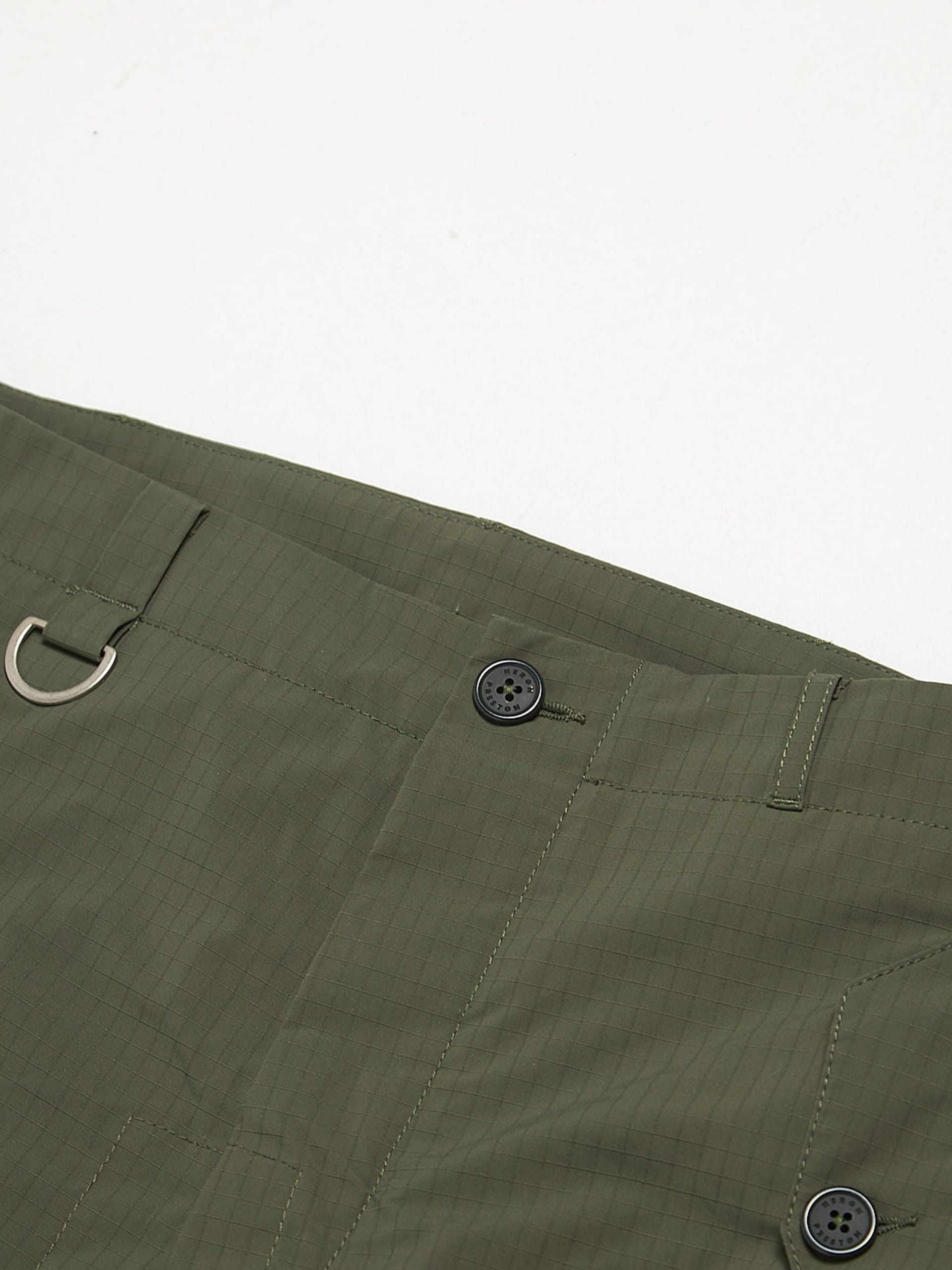 Heron Preston Khaki Patched Ripstop Wide Polyester Cargo Pants Size US 34 / EU 50 - 3 Thumbnail