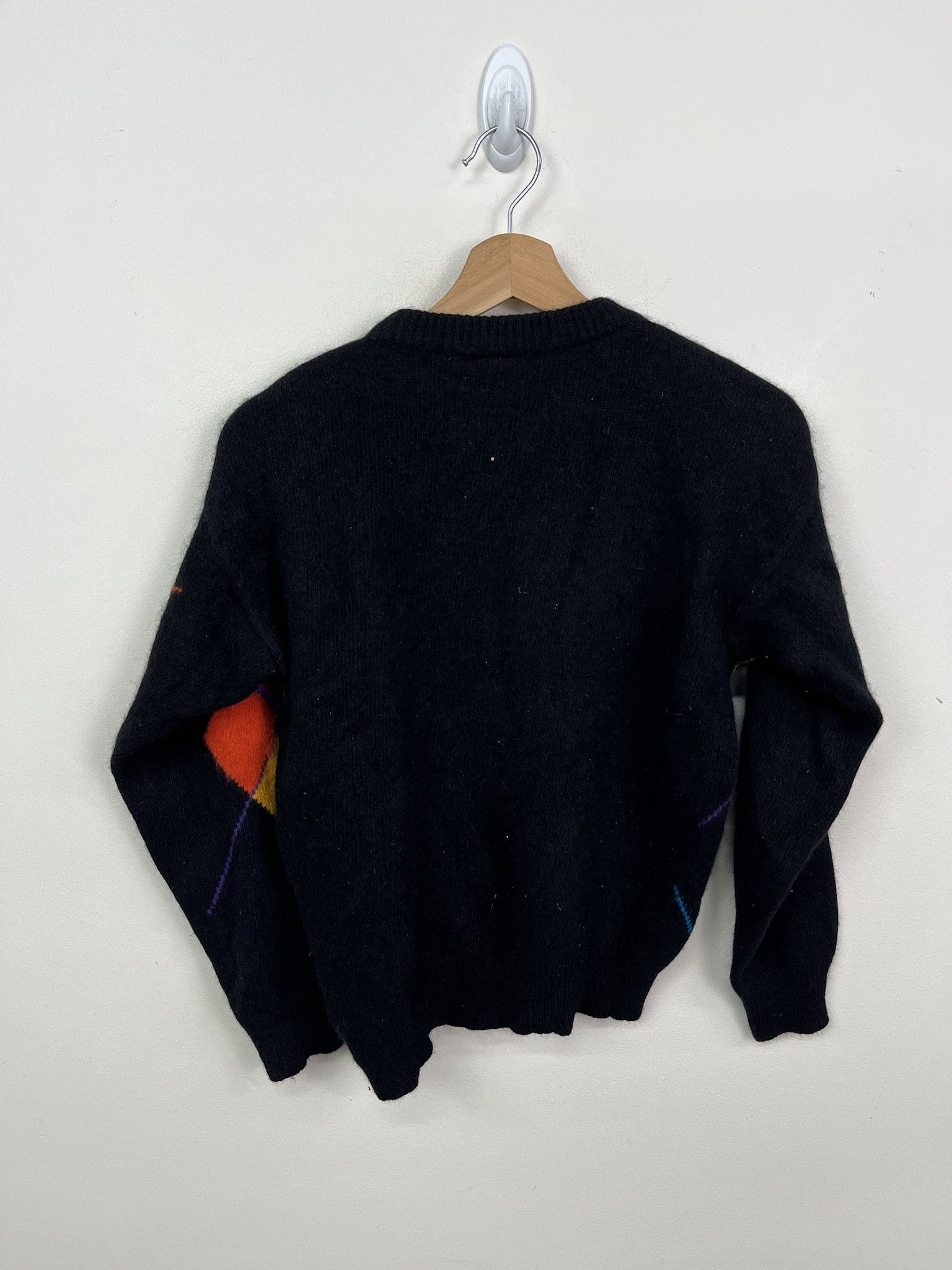 Vintage Vintage 1980s Angora Rabbit Hair Argyle Knit Sweater Size S Size US S / EU 44-46 / 1 - 3 Thumbnail