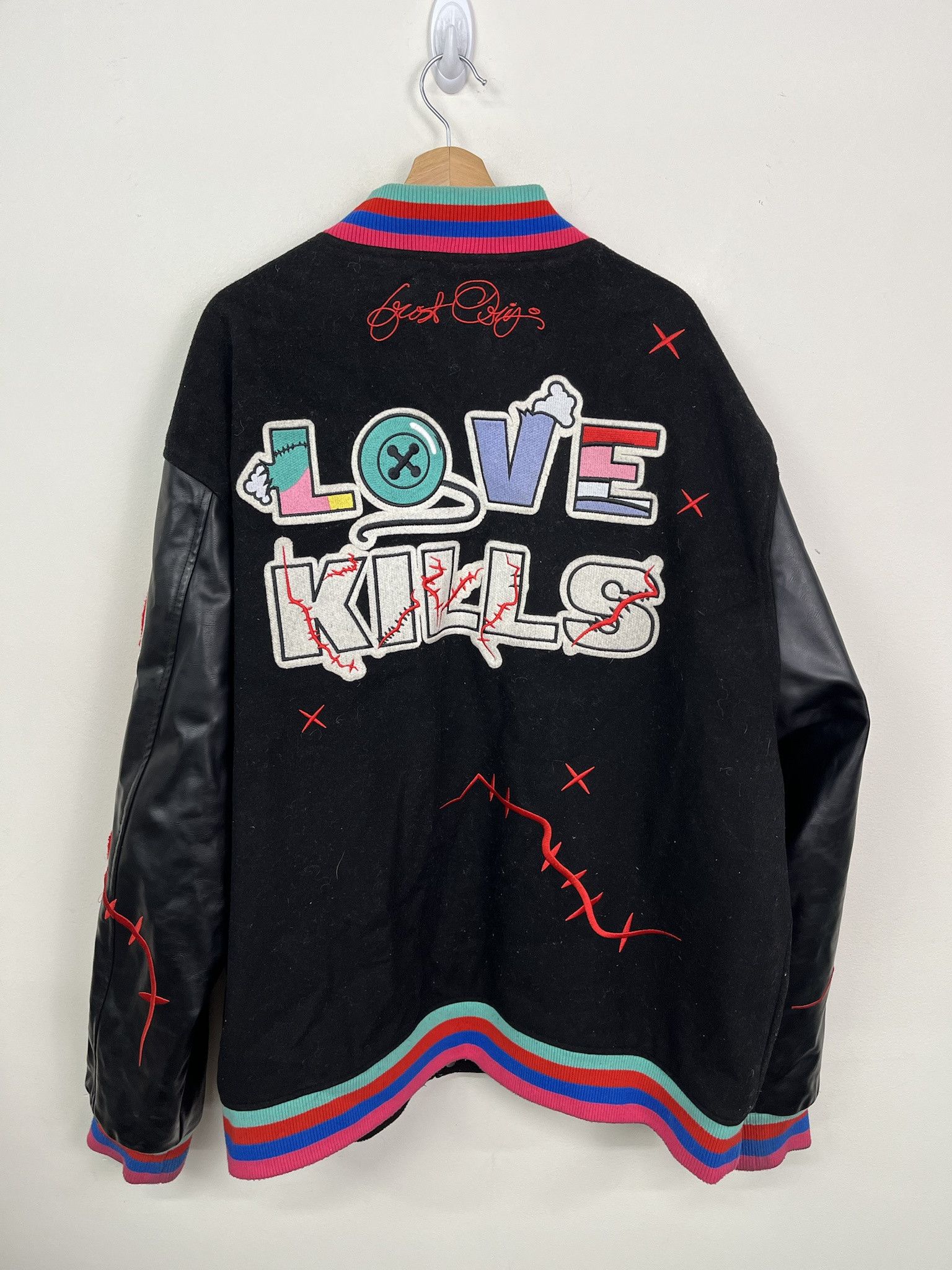 Other Vintage Varsity Jacket Frost Originals Chuckey Care Bear Varsity Jacket Size 4XB Size US XXL / EU 58 / 5 - 5 Thumbnail