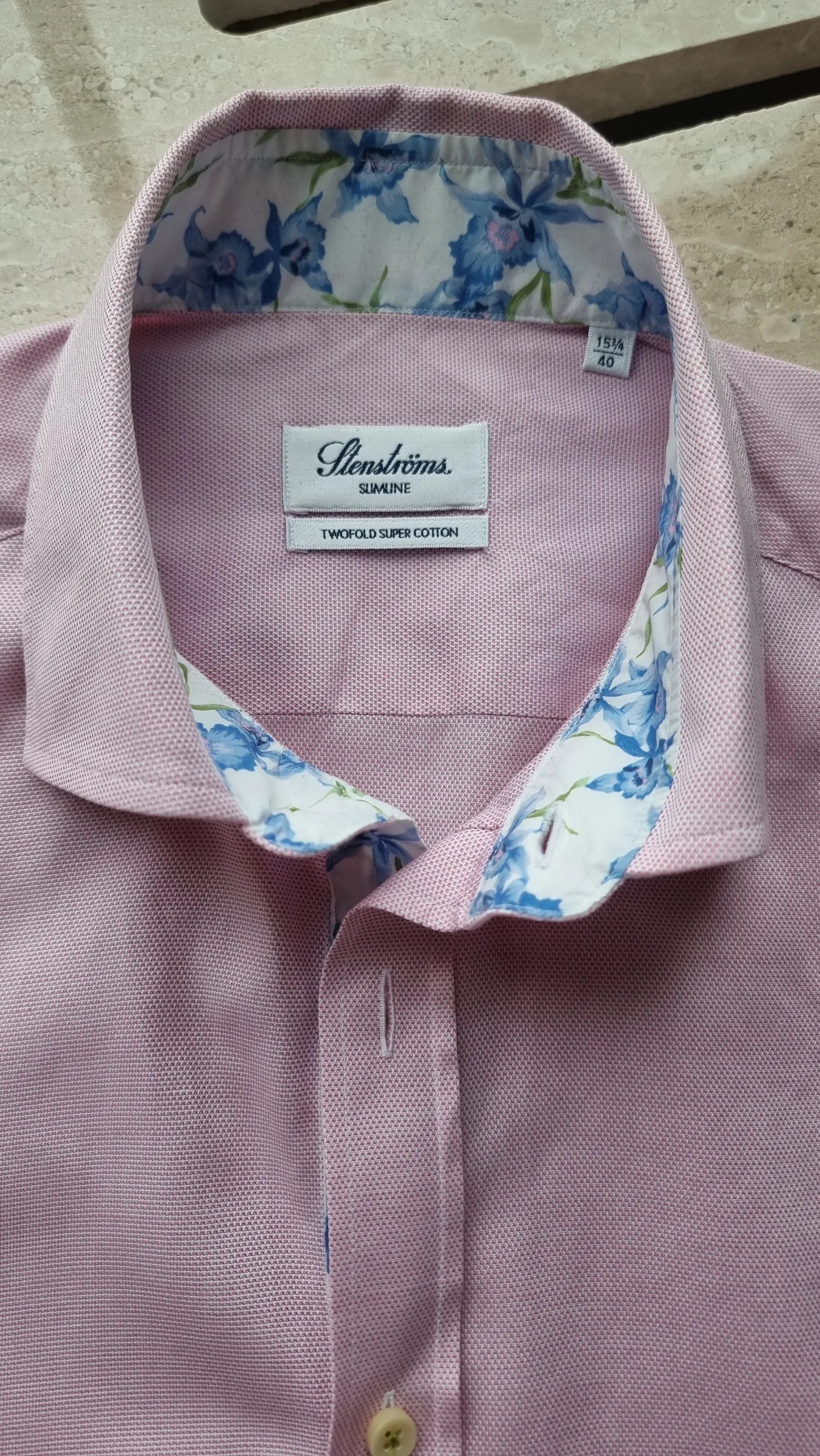 Other Stenströms Twofold Super Cotton Shirt Size US M / EU 48-50 / 2 - 2 Thumbnail