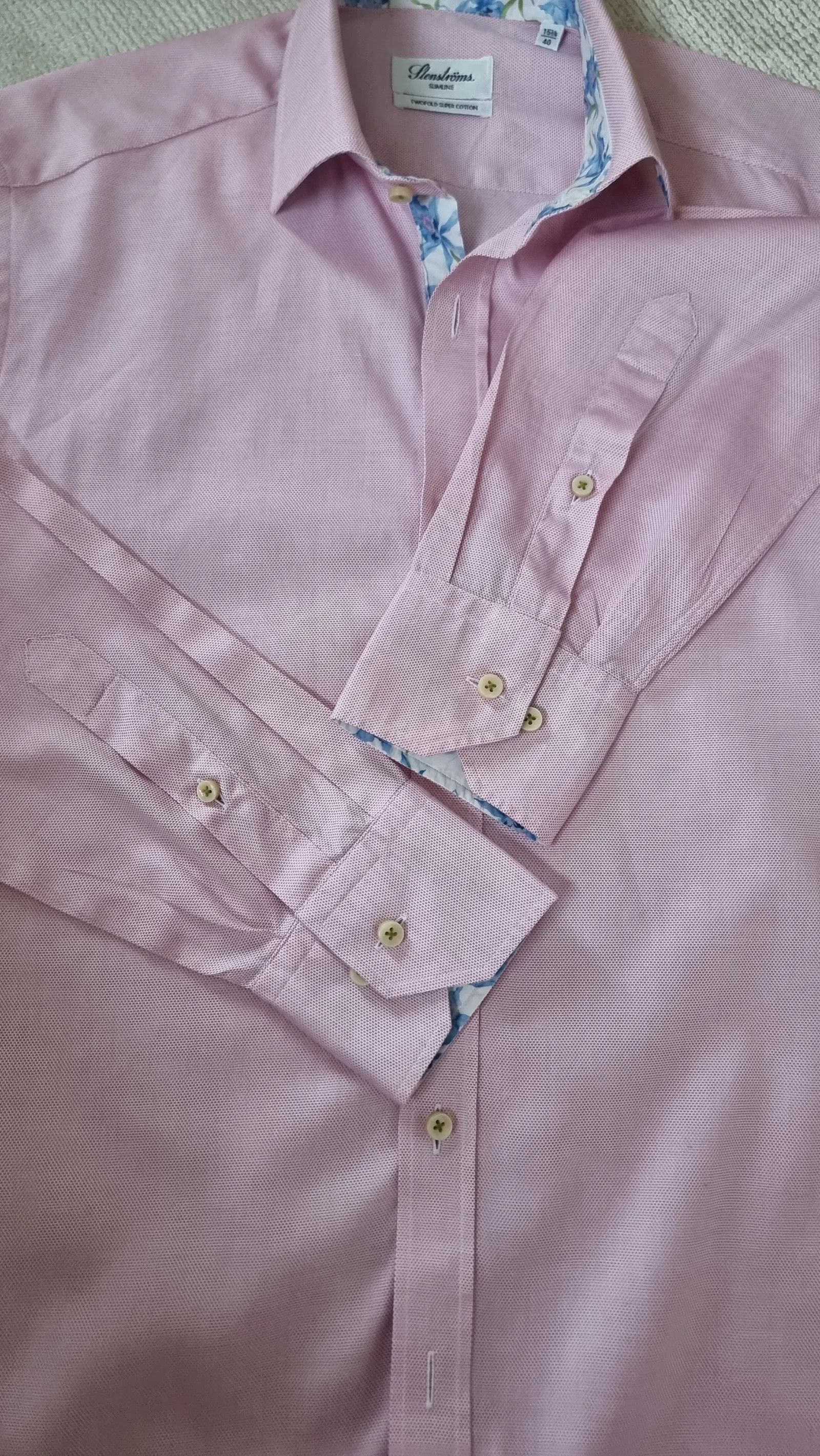 Other Stenströms Twofold Super Cotton Shirt Size US M / EU 48-50 / 2 - 5 Thumbnail
