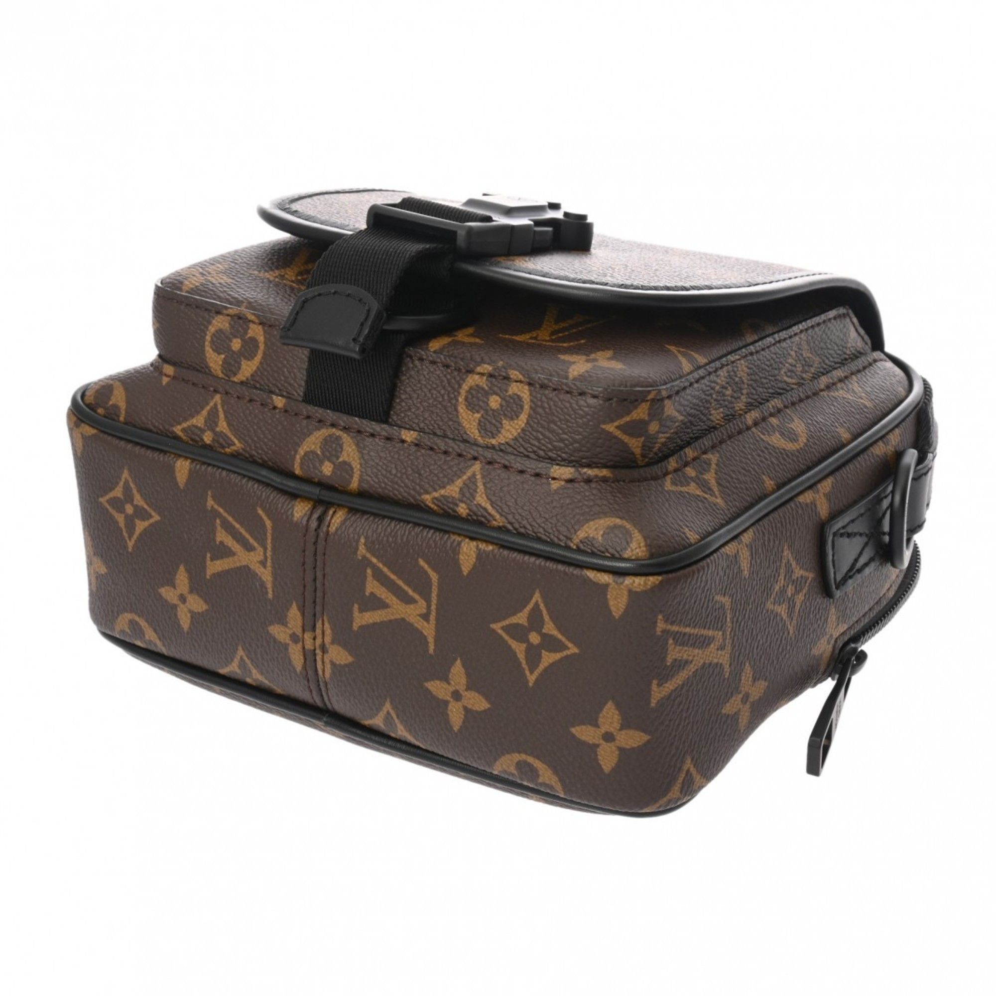 Louis Vuitton Louis Vuitton Monogram Macassar Quest Brown M46973 Men's Canvas/Leather Shoulder Bag Size ONE SIZE - 5 Thumbnail