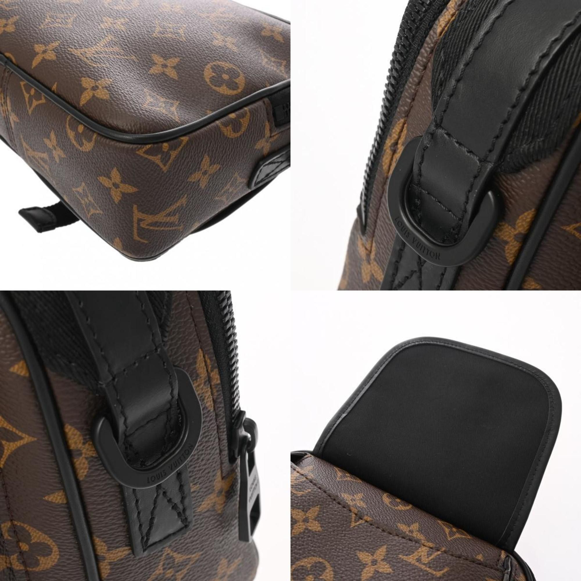 Louis Vuitton Louis Vuitton Monogram Macassar Quest Brown M46973 Men's Canvas/Leather Shoulder Bag Size ONE SIZE - 9 Thumbnail