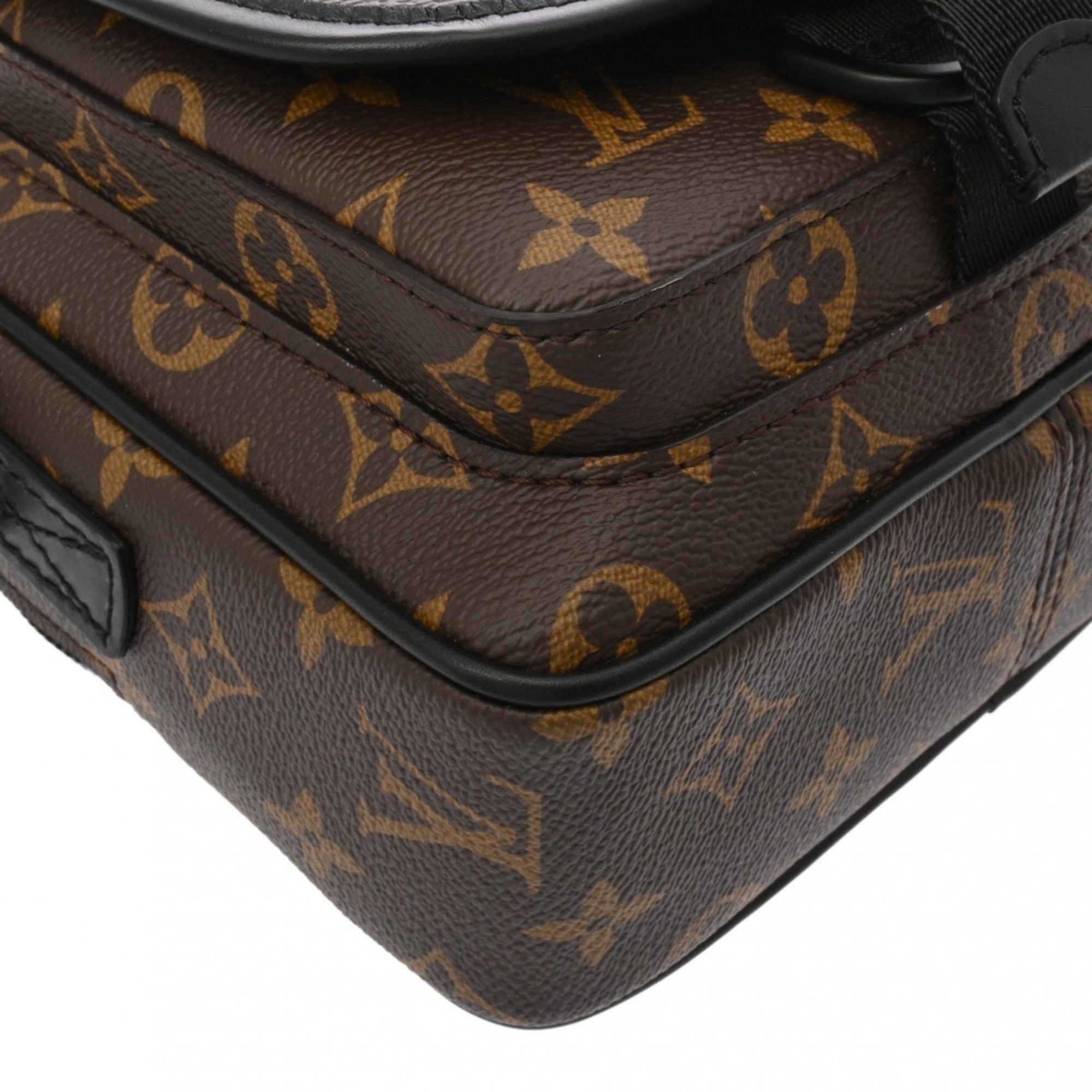 Louis Vuitton Louis Vuitton Monogram Macassar Quest Brown M46973 Men's Canvas/Leather Shoulder Bag Size ONE SIZE - 6 Thumbnail