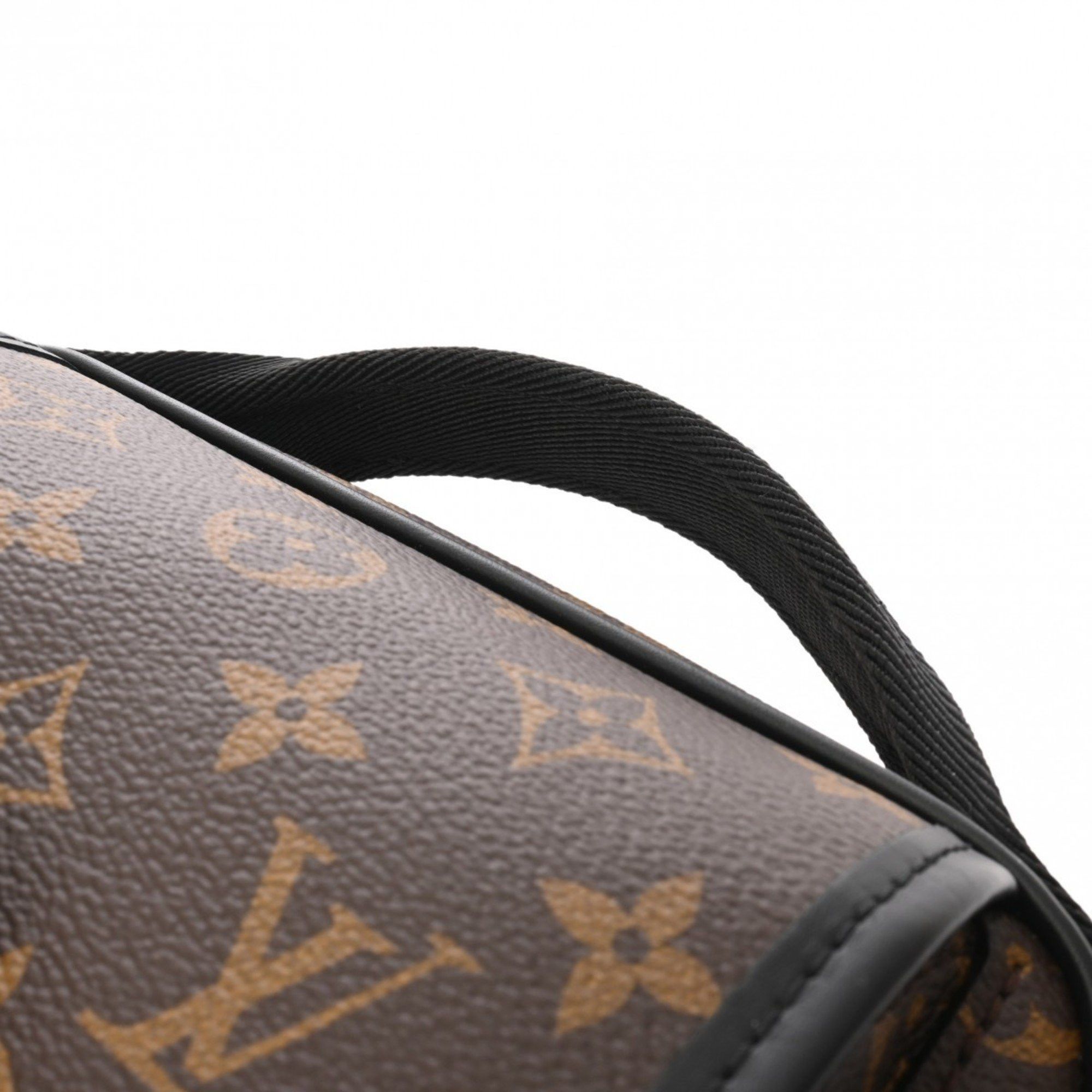 Louis Vuitton Louis Vuitton Monogram Macassar Quest Brown M46973 Men's Canvas/Leather Shoulder Bag Size ONE SIZE - 4 Thumbnail