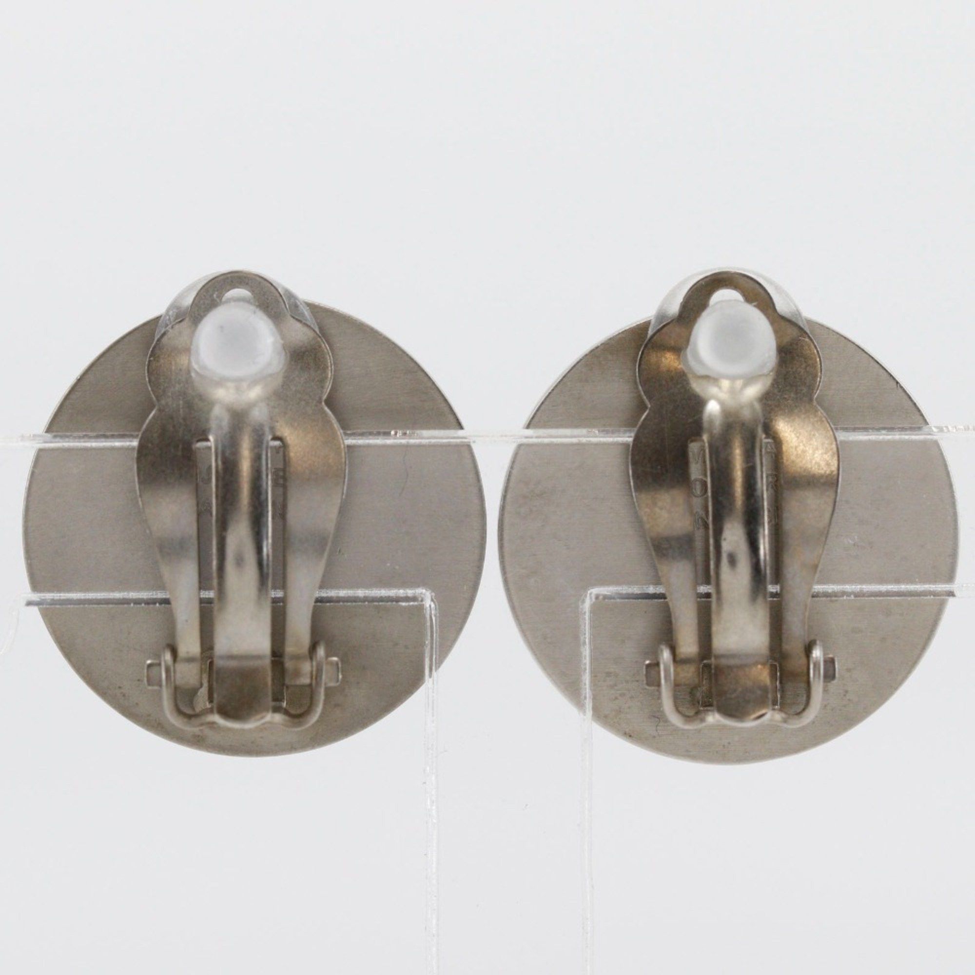 Hermes Hermes Seria Earrings BIJOUTERIE FANTAISIE x Shell Silver Approx. 12.0g Ceria Women's Size ONE SIZE - 3 Thumbnail