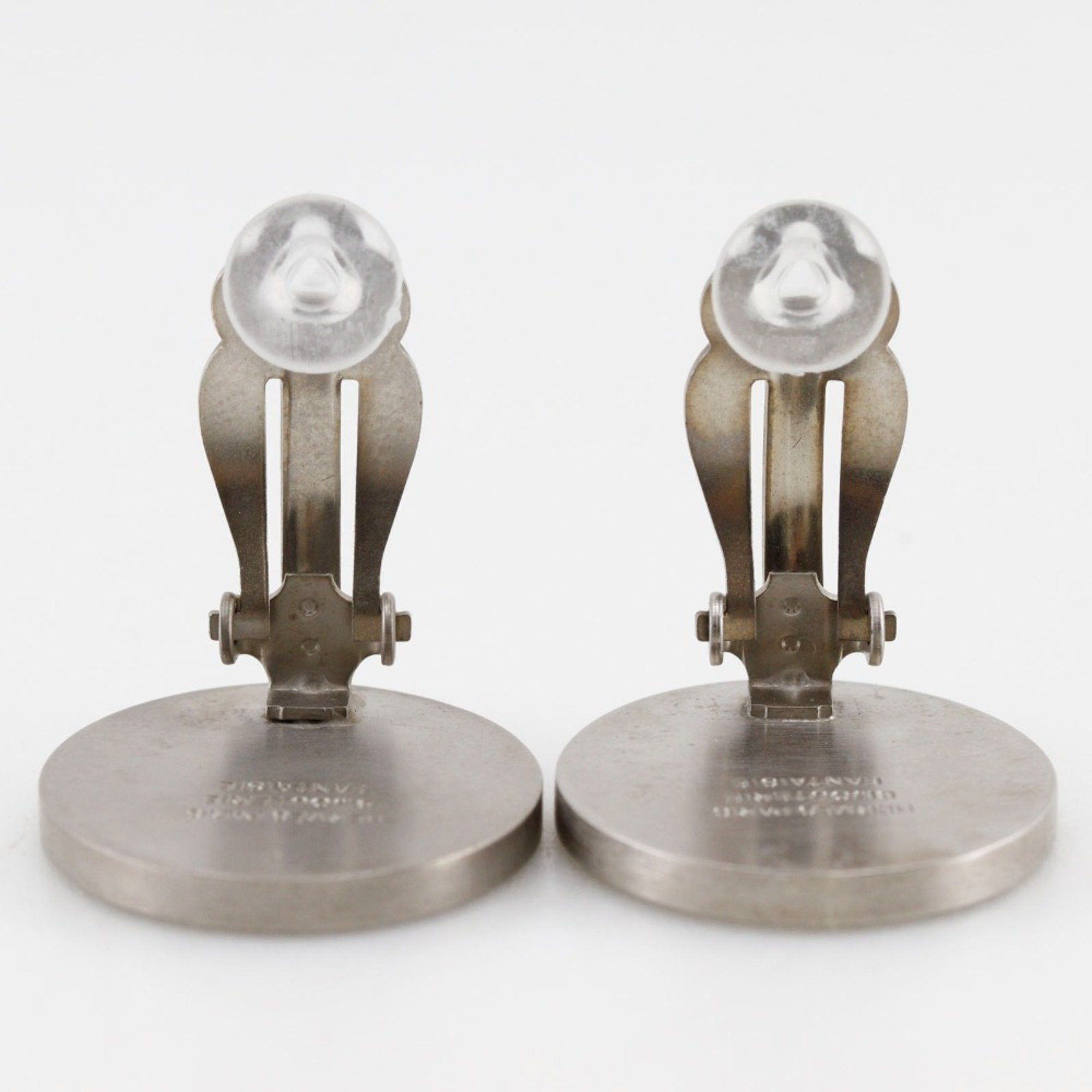 Hermes Hermes Seria Earrings BIJOUTERIE FANTAISIE x Shell Silver Approx. 12.0g Ceria Women's Size ONE SIZE - 5 Thumbnail