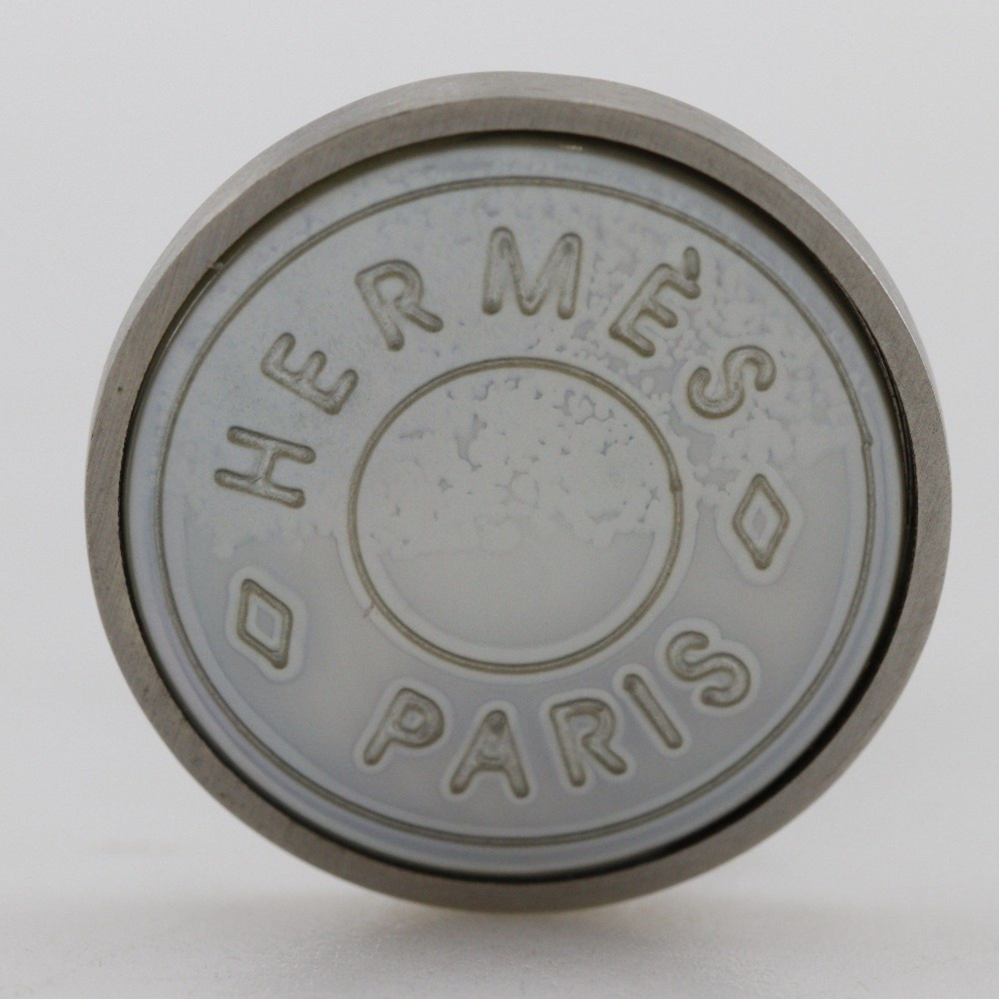 Hermes Hermes Seria Earrings BIJOUTERIE FANTAISIE x Shell Silver Approx. 12.0g Ceria Women's Size ONE SIZE - 6 Thumbnail