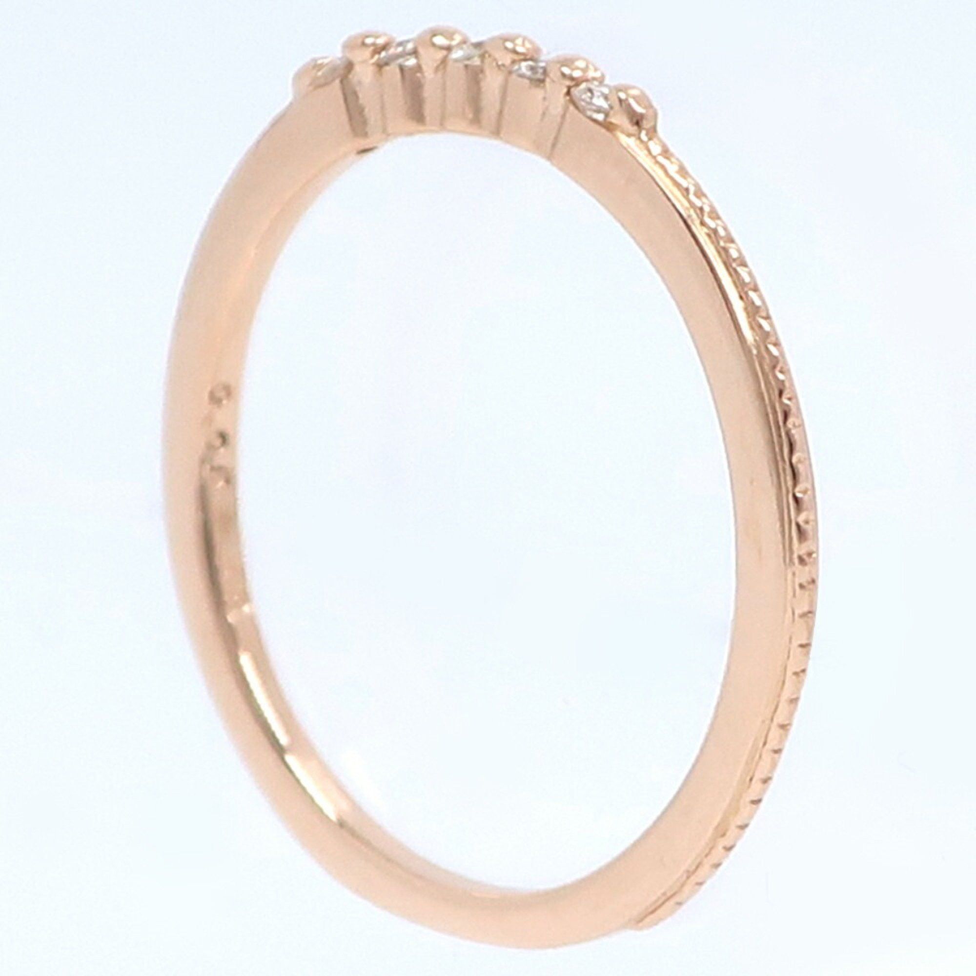 Other Agata AGATHA 5P Diamond Size 9 Ring K18 Pink Gold x D0.05 Approx. 1.3g Women's Size ONE SIZE - 3 Thumbnail