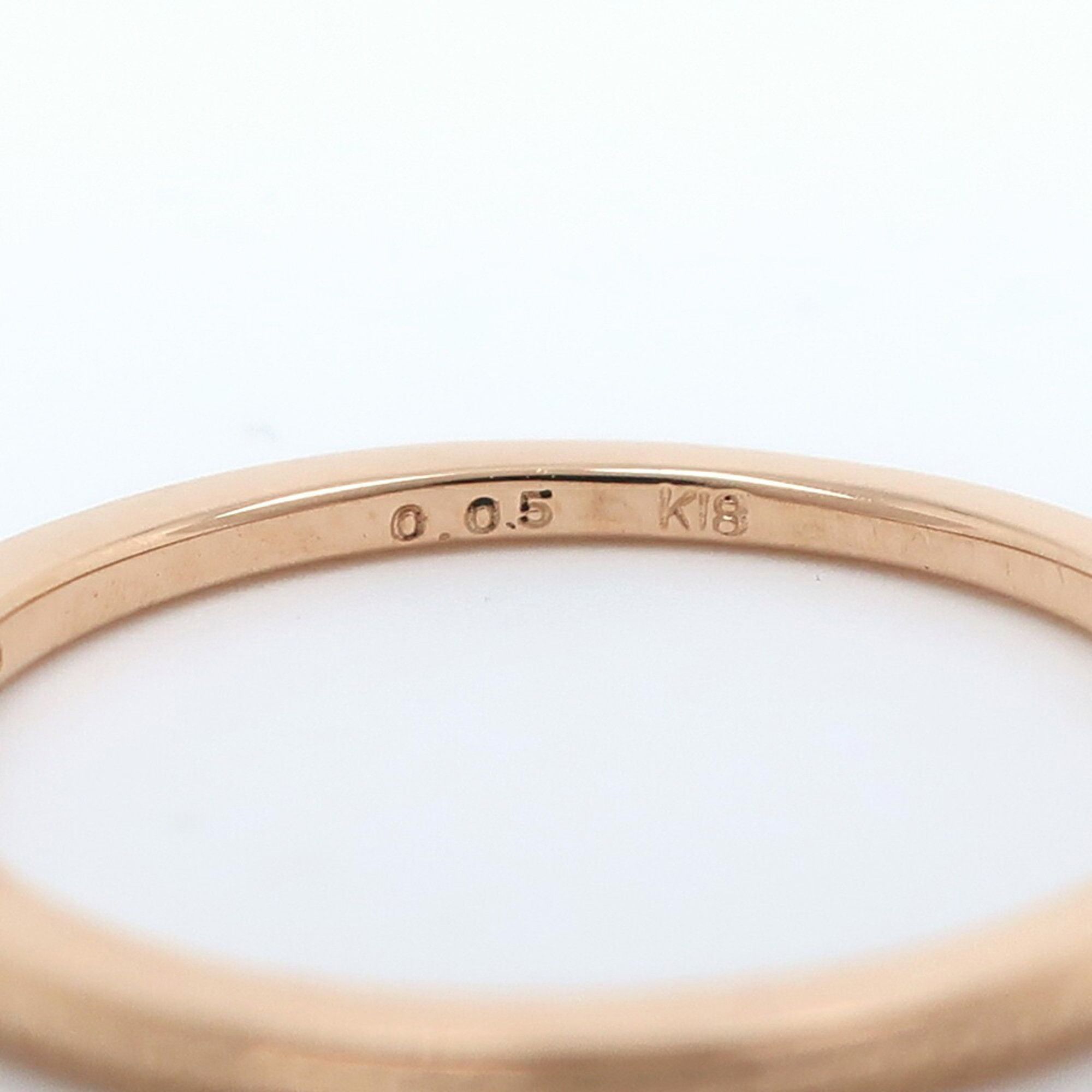 Other Agata AGATHA 5P Diamond Size 9 Ring K18 Pink Gold x D0.05 Approx. 1.3g Women's Size ONE SIZE - 4 Thumbnail