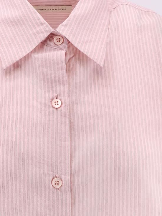 Dries Van Noten DRIES VAN NOTEN Women Shirts 2510107001524 313 Pink Size XS / US 0-2 / IT 36-38 - 3 Thumbnail
