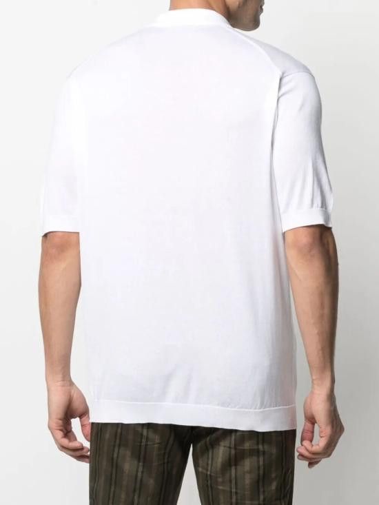 John Smedley JOHN SMEDLEY Men Polo Shirts ISIS WHITE Size US XL / EU 56 / 4 - 3 Thumbnail