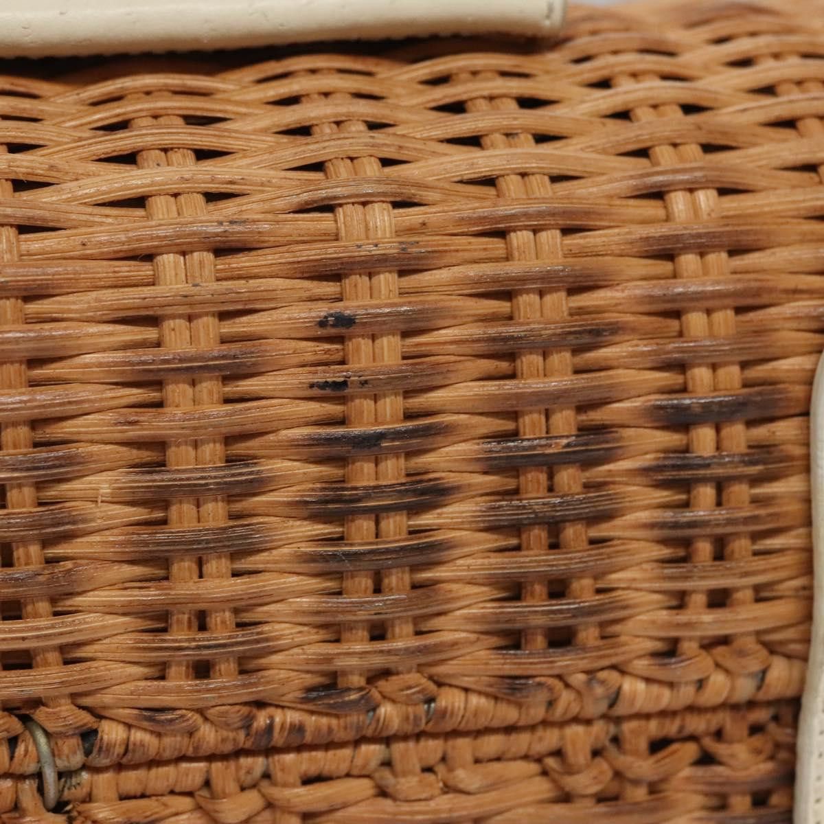 Salvatore Ferragamo Gancini Brown Wicker Handbag (Pre-Owned) Size ONE SIZE - 20 Thumbnail