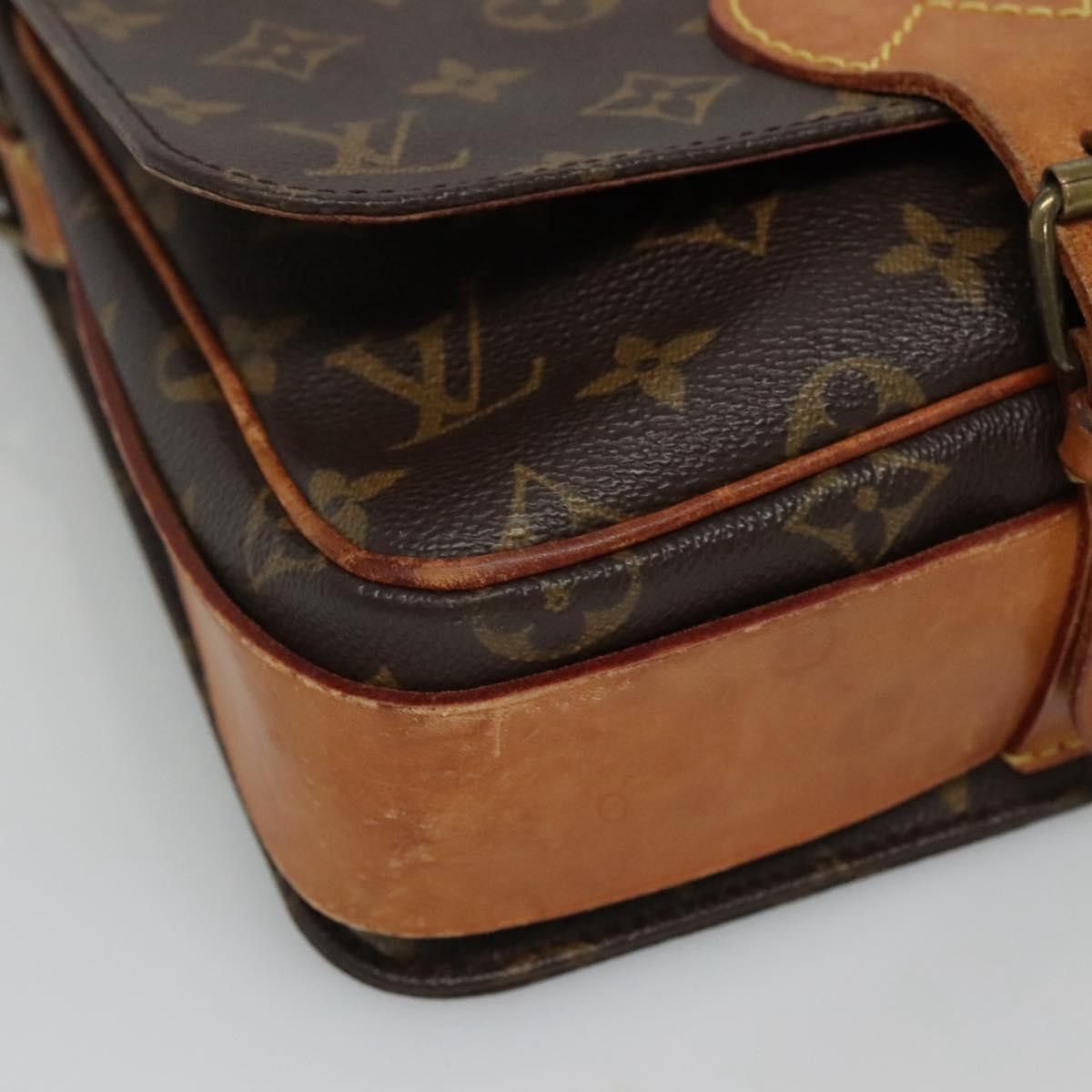 Louis Vuitton Cartouchiere Brown Canvas Shoulder Bag (Pre-Owned) Size ONE SIZE - 8 Thumbnail