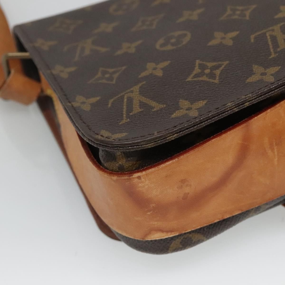 Louis Vuitton Cartouchiere Brown Canvas Shoulder Bag (Pre-Owned) Size ONE SIZE - 7 Thumbnail