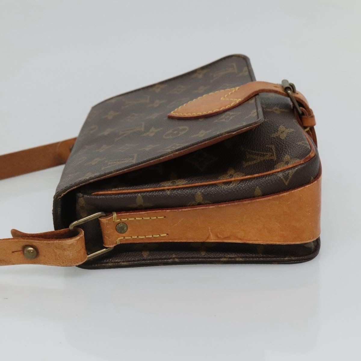 Louis Vuitton Cartouchiere Brown Canvas Shoulder Bag (Pre-Owned) Size ONE SIZE - 3 Thumbnail
