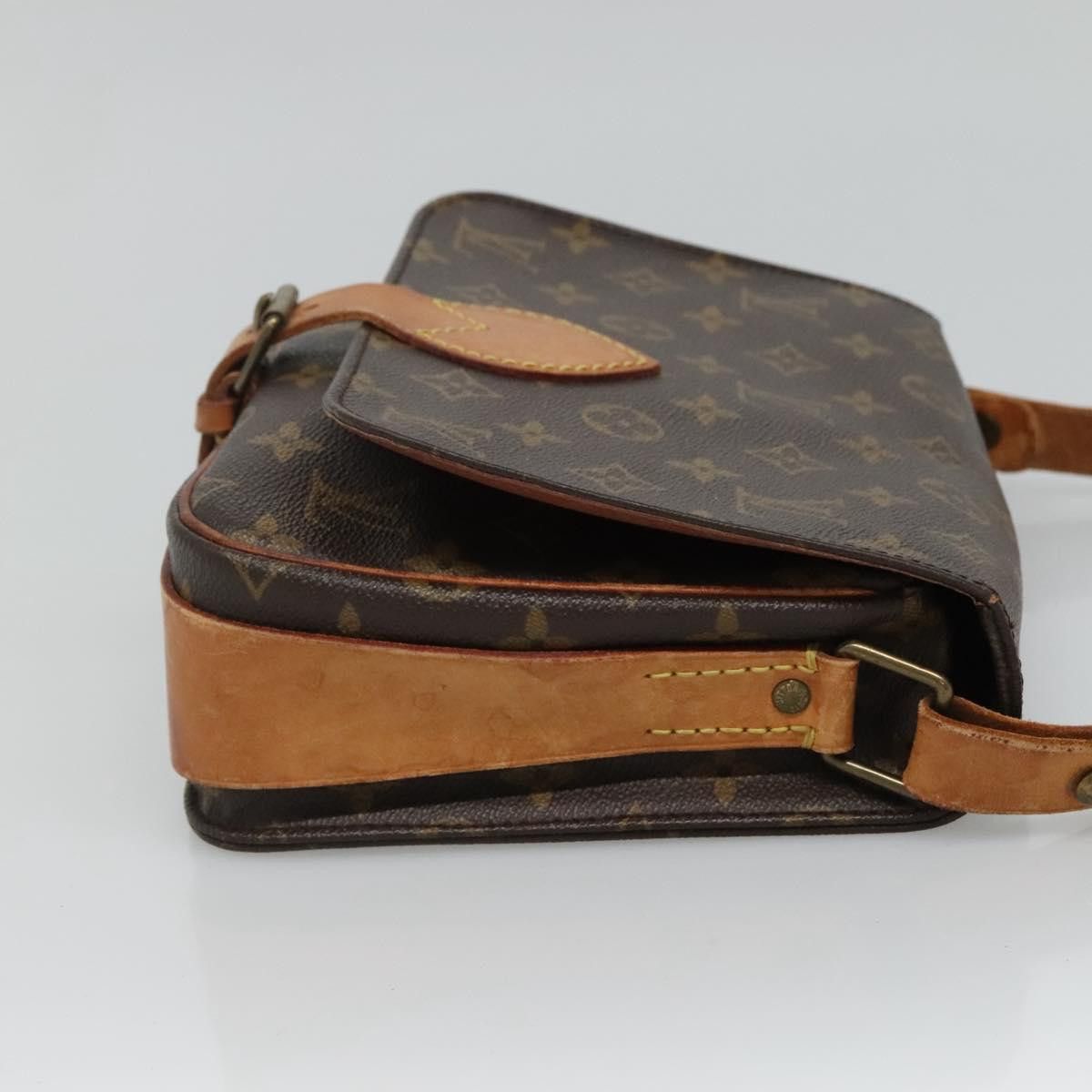 Louis Vuitton Cartouchiere Brown Canvas Shoulder Bag (Pre-Owned) Size ONE SIZE - 4 Thumbnail