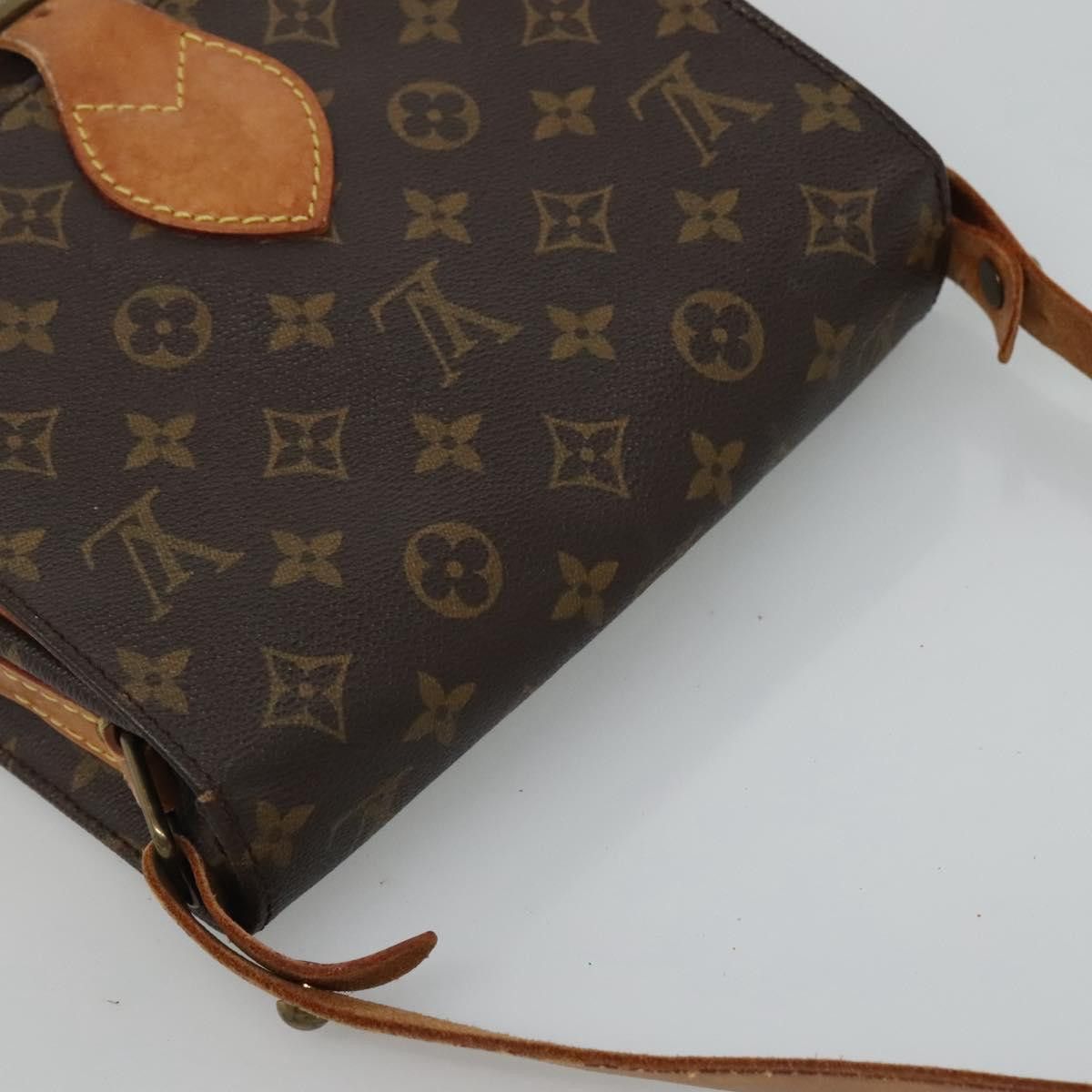 Louis Vuitton Cartouchiere Brown Canvas Shoulder Bag (Pre-Owned) Size ONE SIZE - 16 Thumbnail