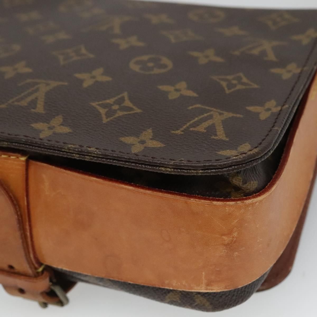 Louis Vuitton Cartouchiere Brown Canvas Shoulder Bag (Pre-Owned) Size ONE SIZE - 9 Thumbnail