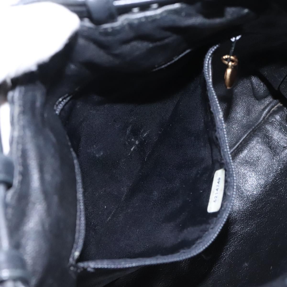 Chanel Bucket Black Leather Shoulder Bag (Pre-Owned) Size ONE SIZE - 11 Thumbnail