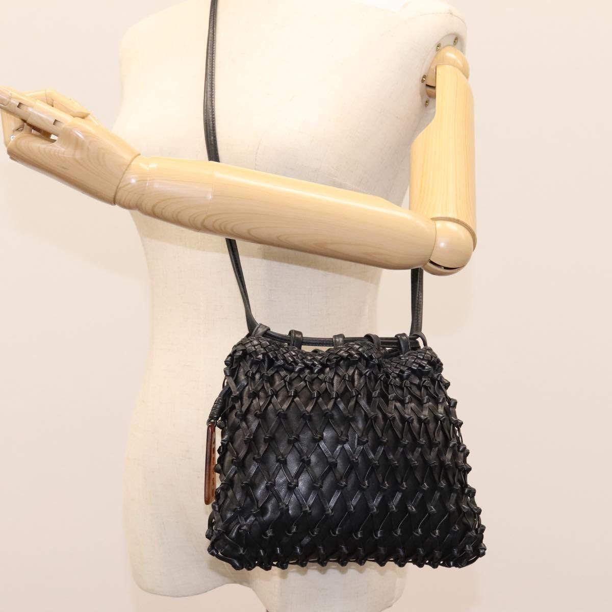 Chanel Bucket Black Leather Shoulder Bag (Pre-Owned) Size ONE SIZE - 16 Thumbnail