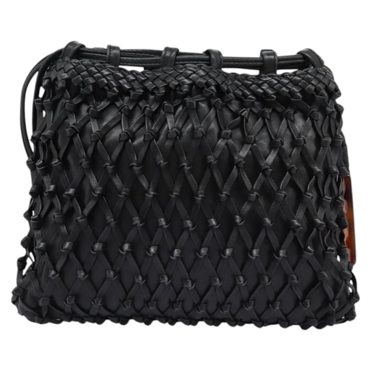 Chanel Bucket Black Leather Shoulder Bag (Pre-Owned) Size ONE SIZE - 2 Thumbnail