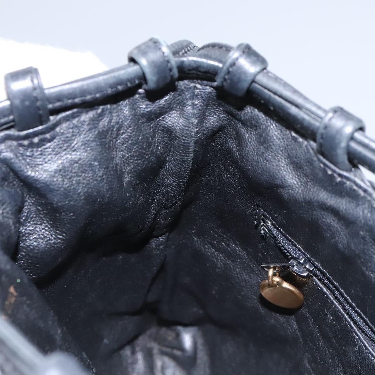 Chanel Bucket Black Leather Shoulder Bag (Pre-Owned) Size ONE SIZE - 10 Thumbnail