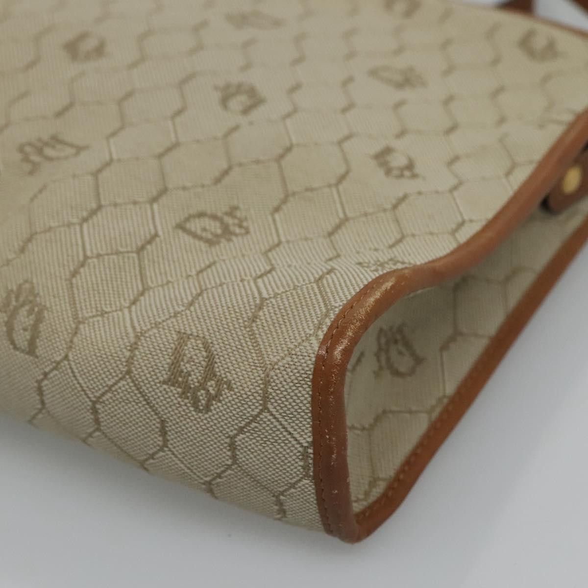 Dior Honeycomb Beige Canvas Shoulder Bag (Pre-Owned) Size ONE SIZE - 6 Thumbnail