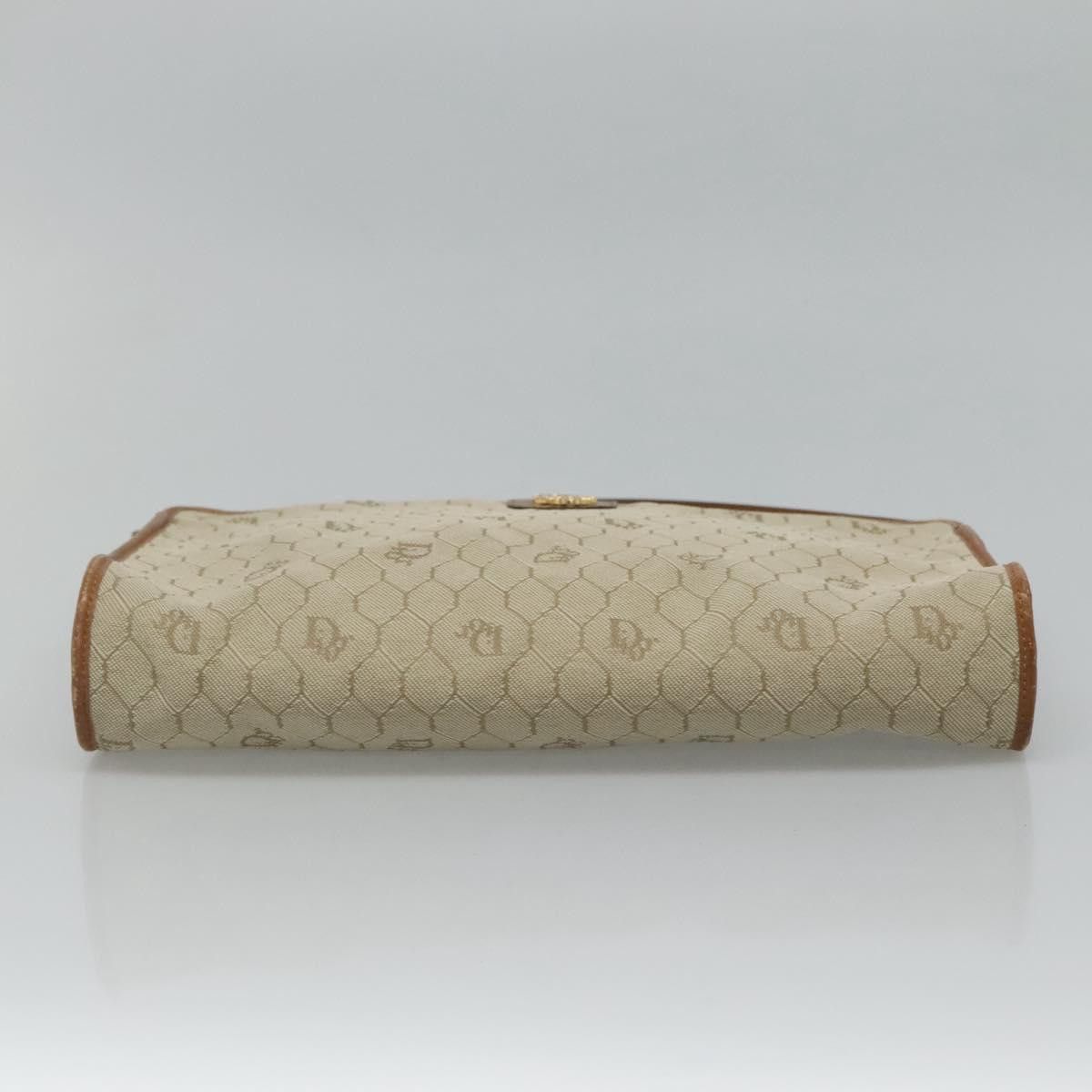 Dior Honeycomb Beige Canvas Shoulder Bag (Pre-Owned) Size ONE SIZE - 17 Thumbnail