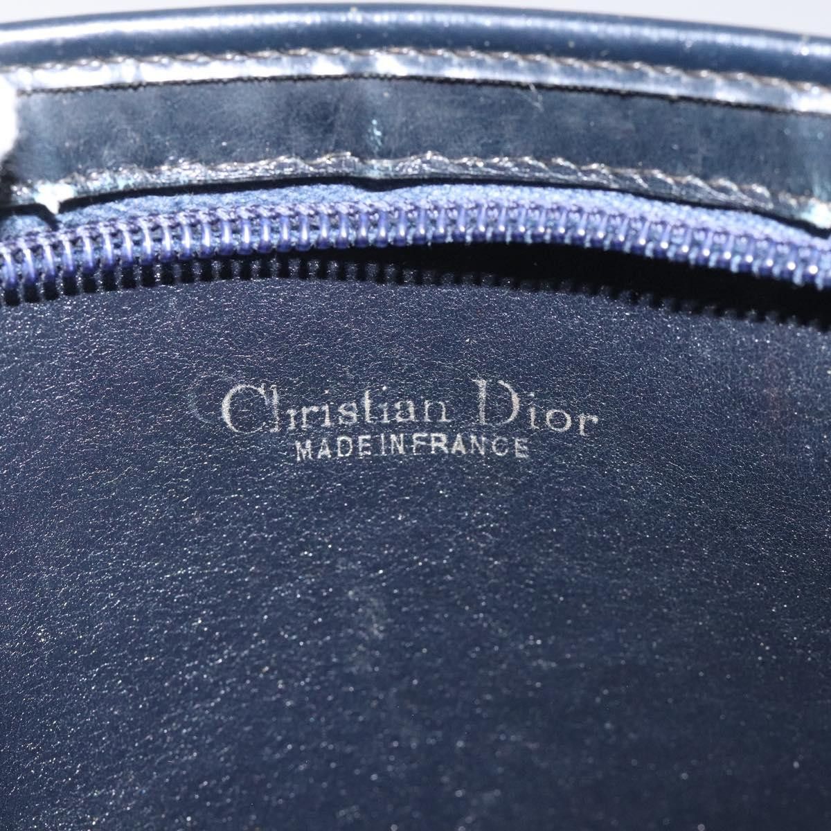 Dior Trotter Navy Canvas Shoulder Bag (Pre-Owned) Size ONE SIZE - 14 Thumbnail