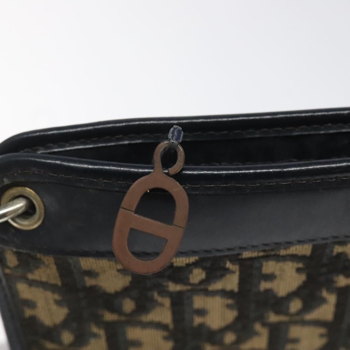 Dior Trotter Navy Canvas Shoulder Bag (Pre-Owned) Size ONE SIZE - 20 Thumbnail