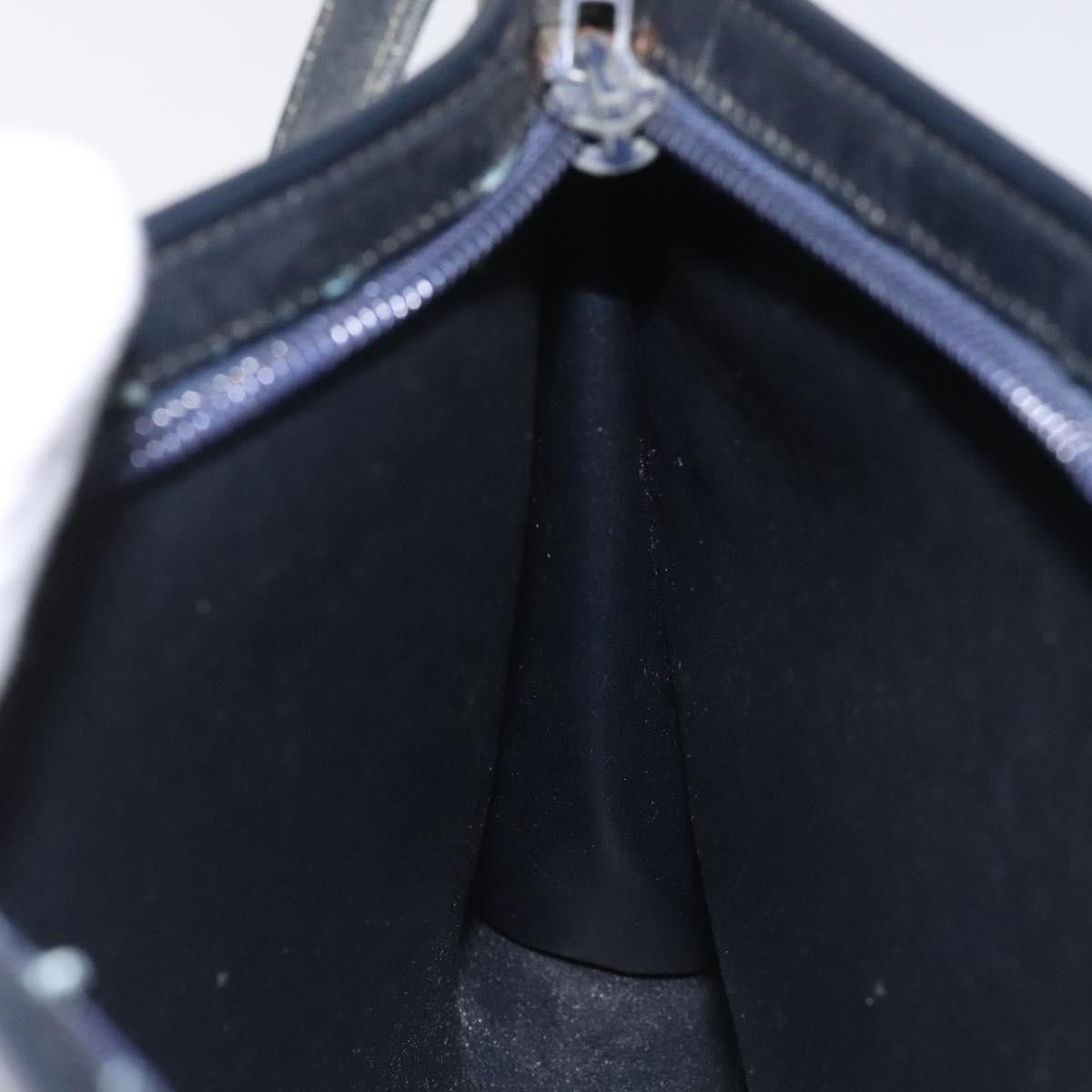 Dior Trotter Navy Canvas Shoulder Bag (Pre-Owned) Size ONE SIZE - 10 Thumbnail