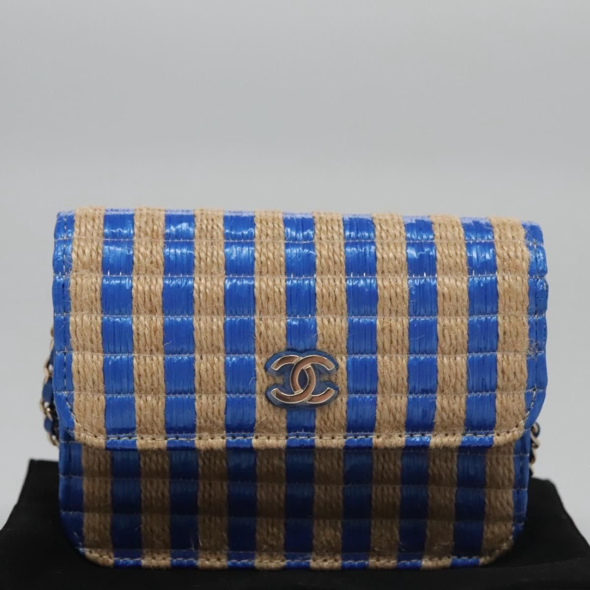 Chanel Trendy Cc Blue Canvas Shoulder Bag (Pre-Owned) Size ONE SIZE - 19 Thumbnail