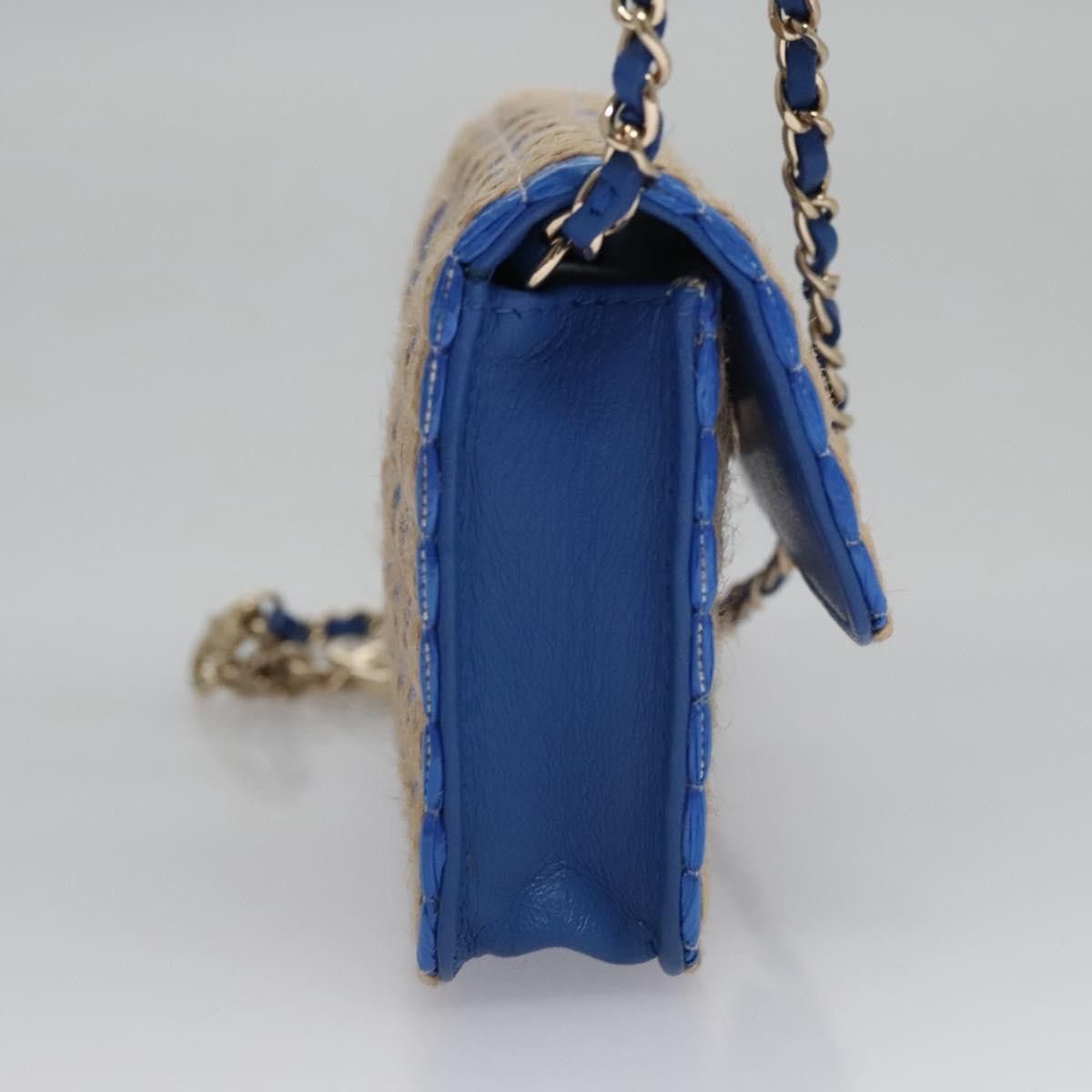 Chanel Trendy Cc Blue Canvas Shoulder Bag (Pre-Owned) Size ONE SIZE - 4 Thumbnail