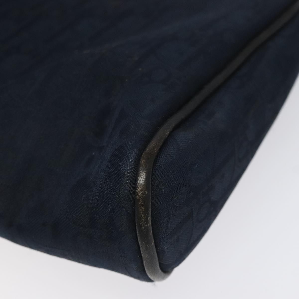 Dior Trotter Navy Canvas Clutch Bag (Pre-Owned) Size ONE SIZE - 8 Thumbnail
