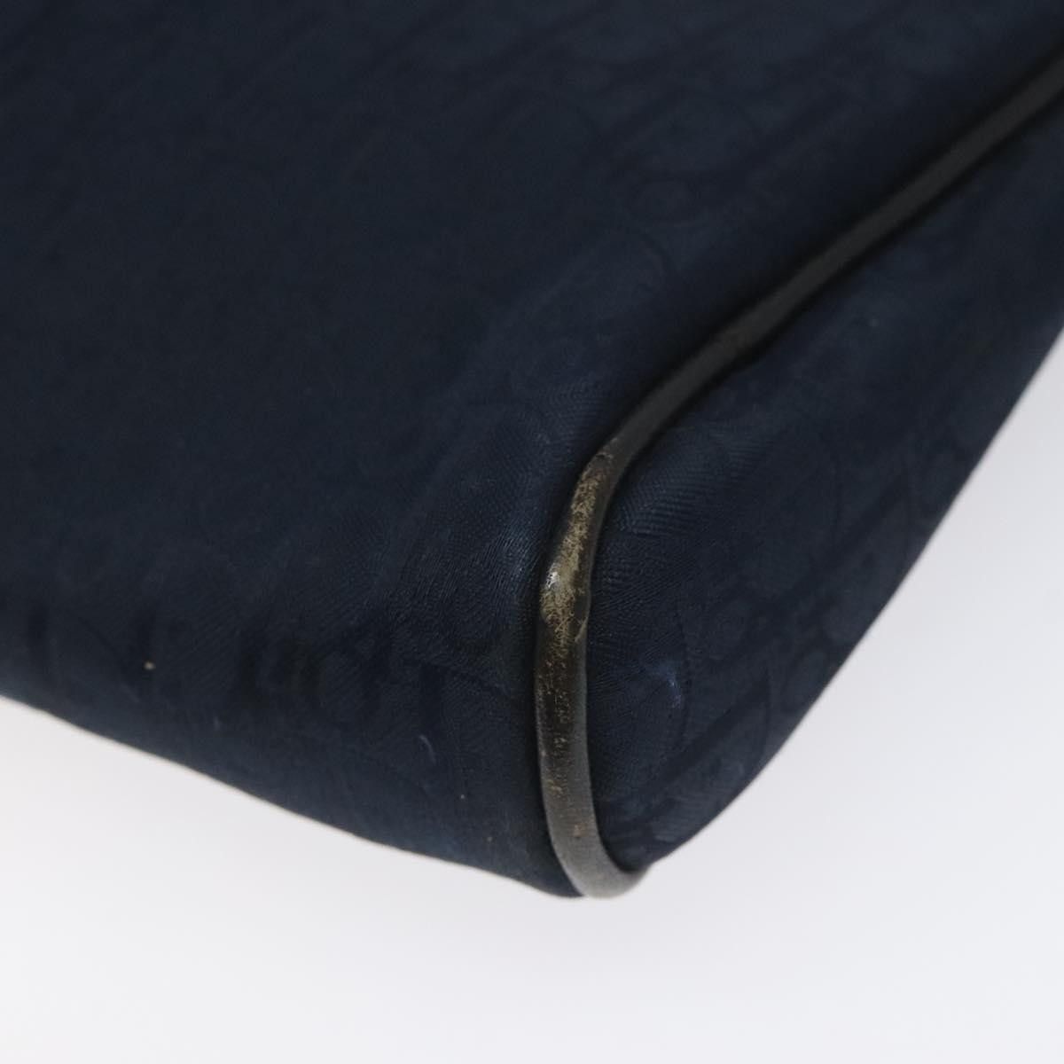 Dior Trotter Navy Canvas Clutch Bag (Pre-Owned) Size ONE SIZE - 5 Thumbnail