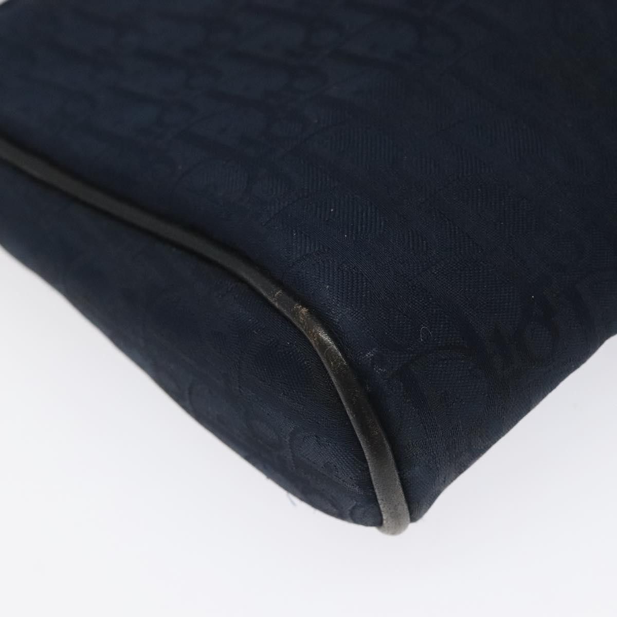 Dior Trotter Navy Canvas Clutch Bag (Pre-Owned) Size ONE SIZE - 6 Thumbnail