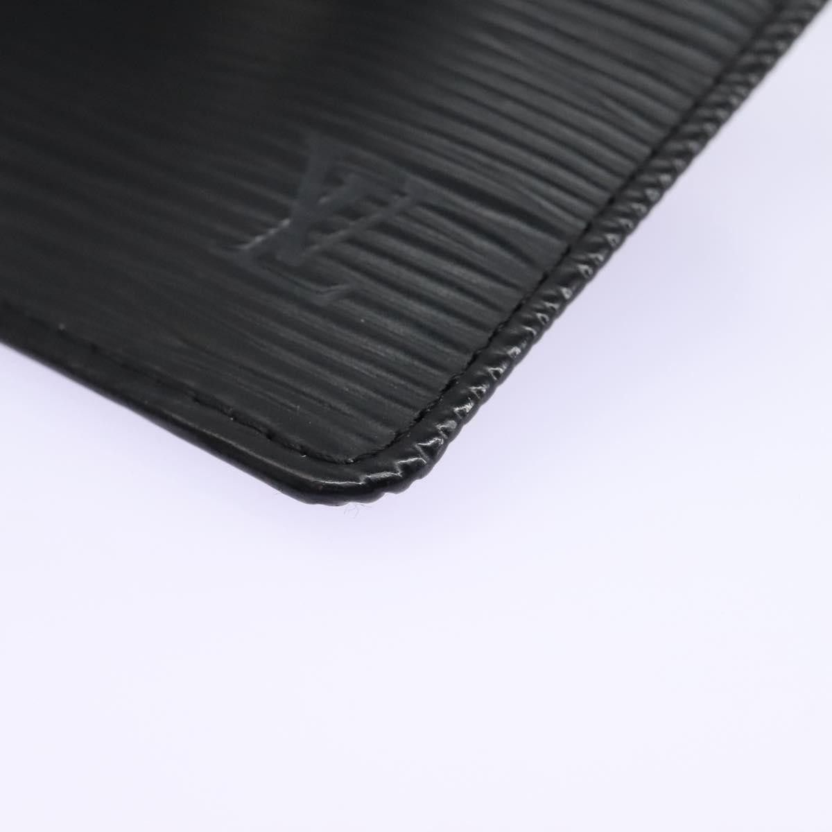 Louis Vuitton Pochette Clés Black Leather Wallet (Pre-Owned) Size ONE SIZE - 7 Thumbnail