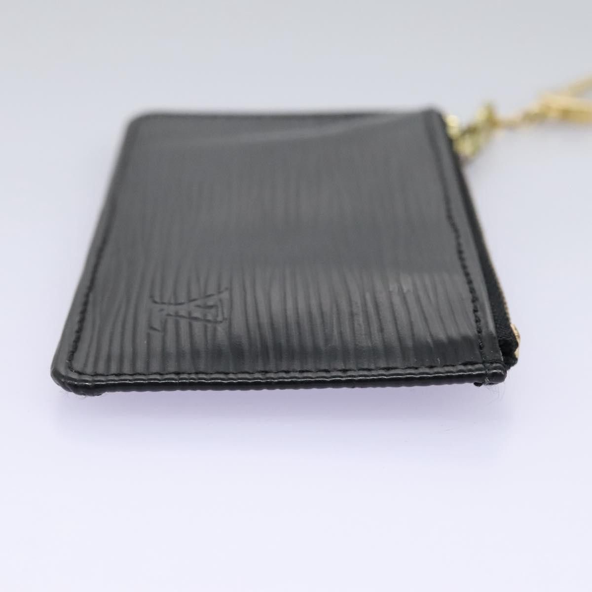 Louis Vuitton Pochette Clés Black Leather Wallet (Pre-Owned) Size ONE SIZE - 3 Thumbnail