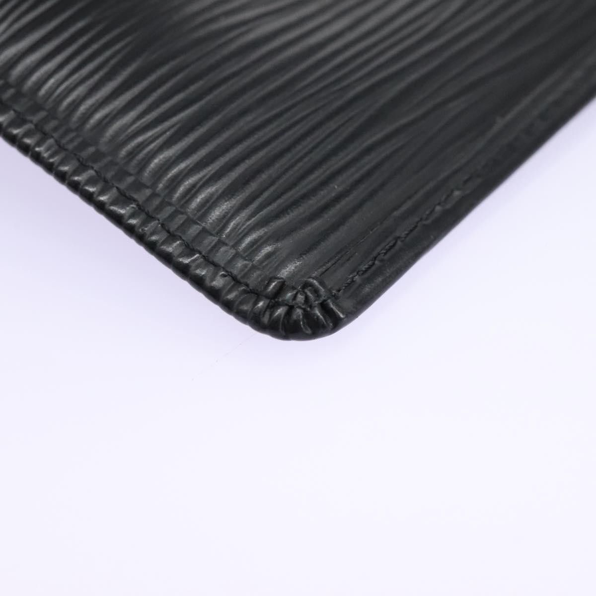 Louis Vuitton Pochette Clés Black Leather Wallet (Pre-Owned) Size ONE SIZE - 8 Thumbnail