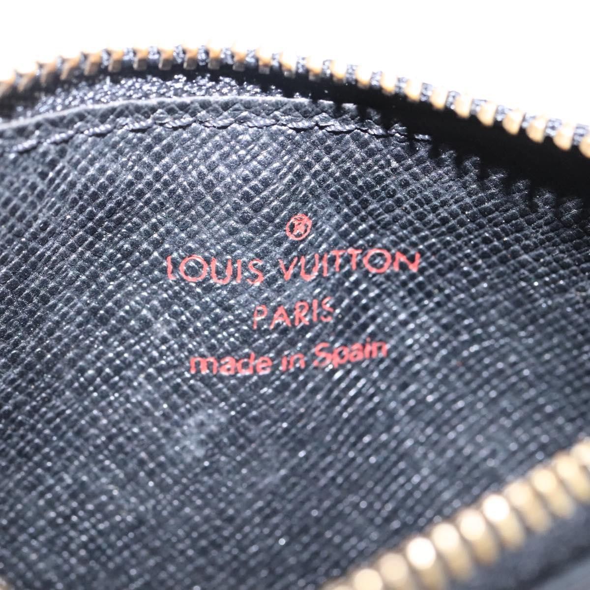 Louis Vuitton Pochette Clés Black Leather Wallet (Pre-Owned) Size ONE SIZE - 14 Thumbnail
