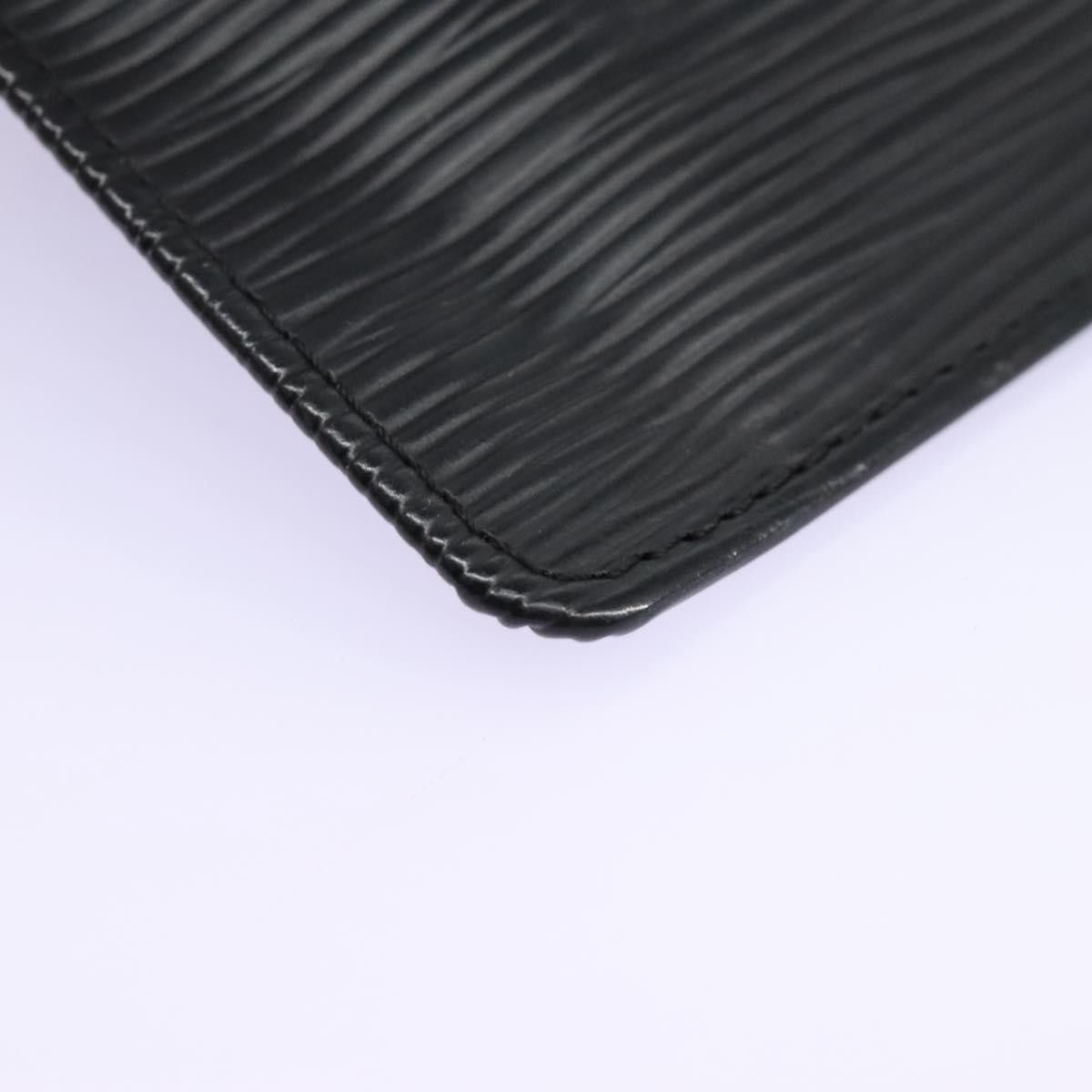 Louis Vuitton Pochette Clés Black Leather Wallet (Pre-Owned) Size ONE SIZE - 6 Thumbnail
