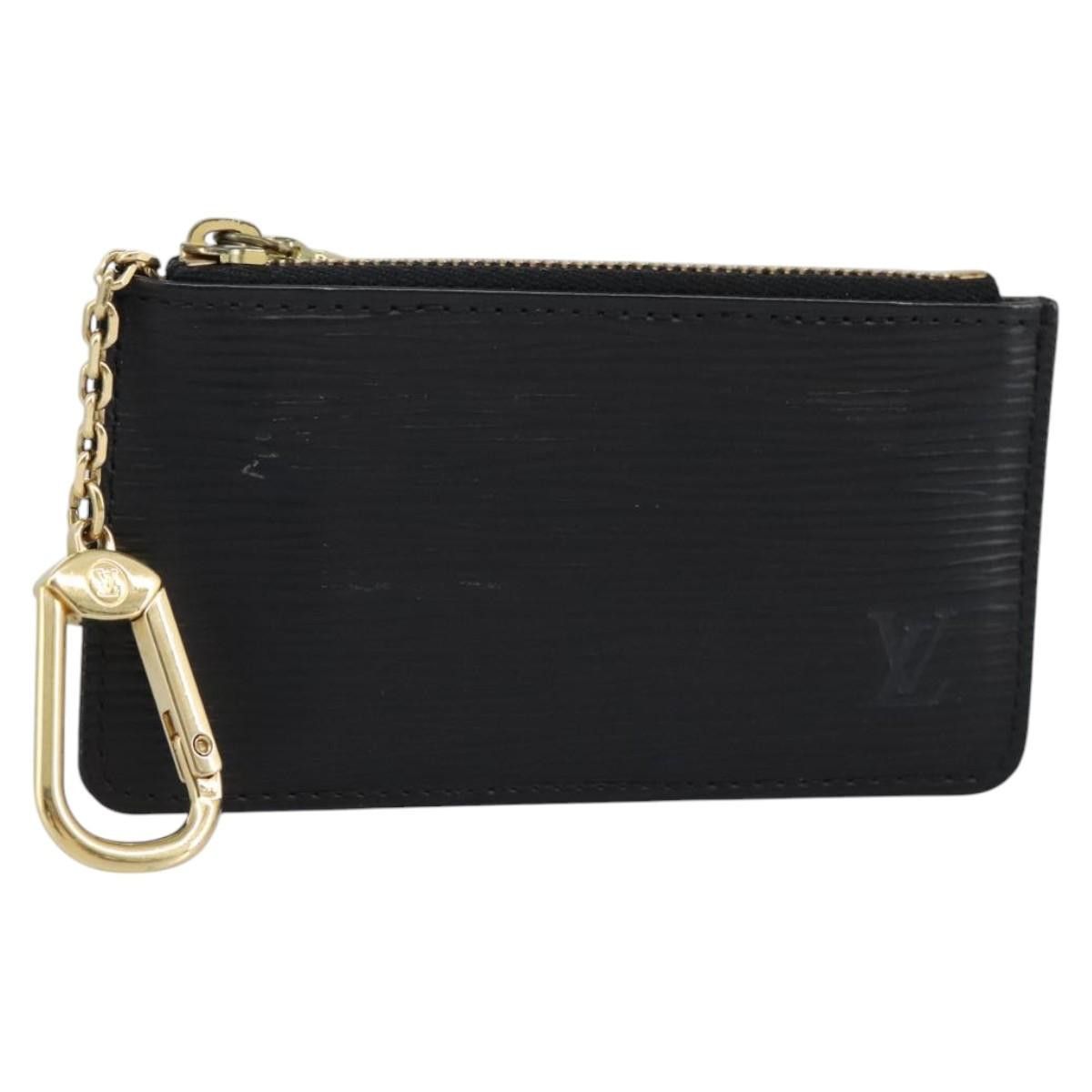 Louis Vuitton Pochette Clés Black Leather Wallet (Pre-Owned) Size ONE SIZE - 15 Thumbnail