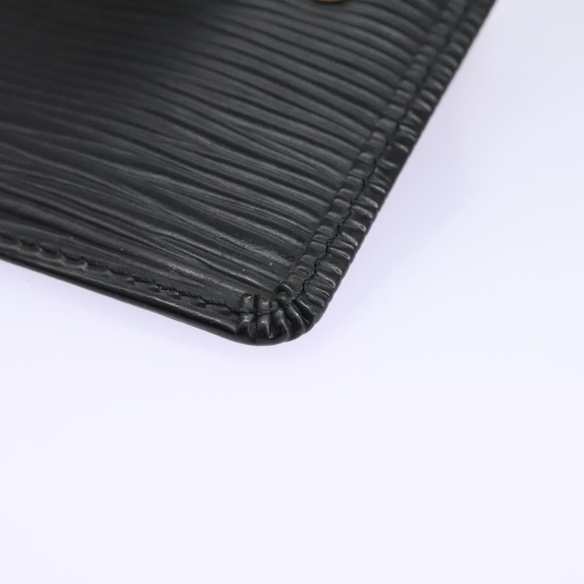 Louis Vuitton Pochette Clés Black Leather Wallet (Pre-Owned) Size ONE SIZE - 9 Thumbnail