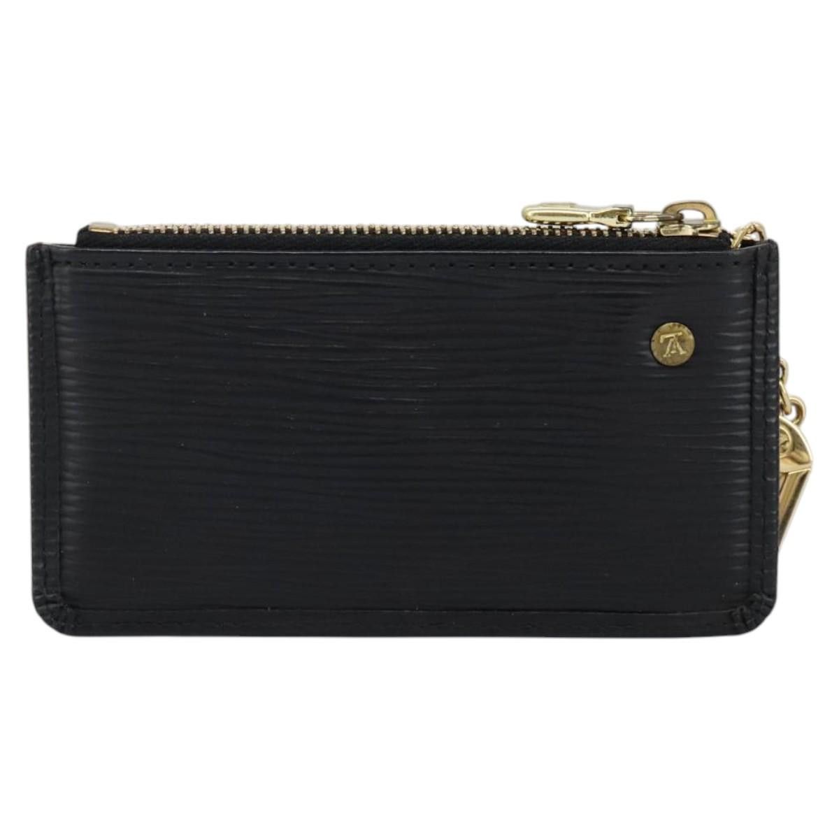 Louis Vuitton Pochette Clés Black Leather Wallet (Pre-Owned) Size ONE SIZE - 2 Thumbnail