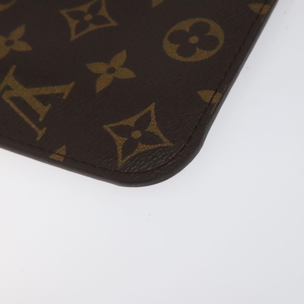 Louis Vuitton Pochette Neverfull Brown Canvas Clutch Bag (Pre-Owned) Size ONE SIZE - 10 Thumbnail