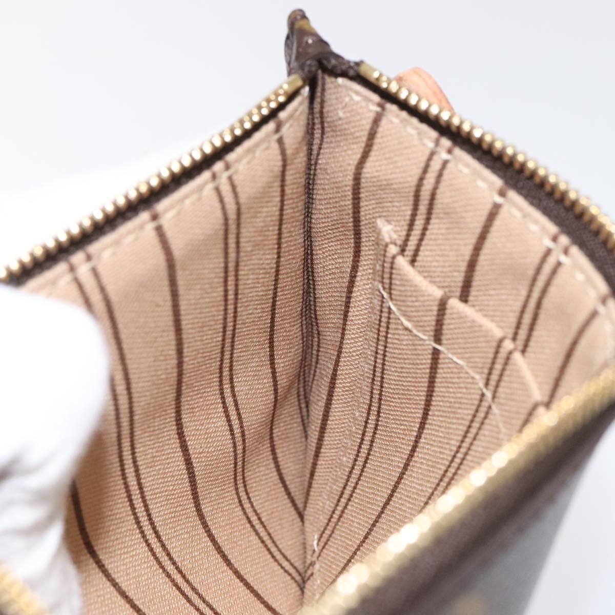 Louis Vuitton Pochette Neverfull Brown Canvas Clutch Bag (Pre-Owned) Size ONE SIZE - 18 Thumbnail