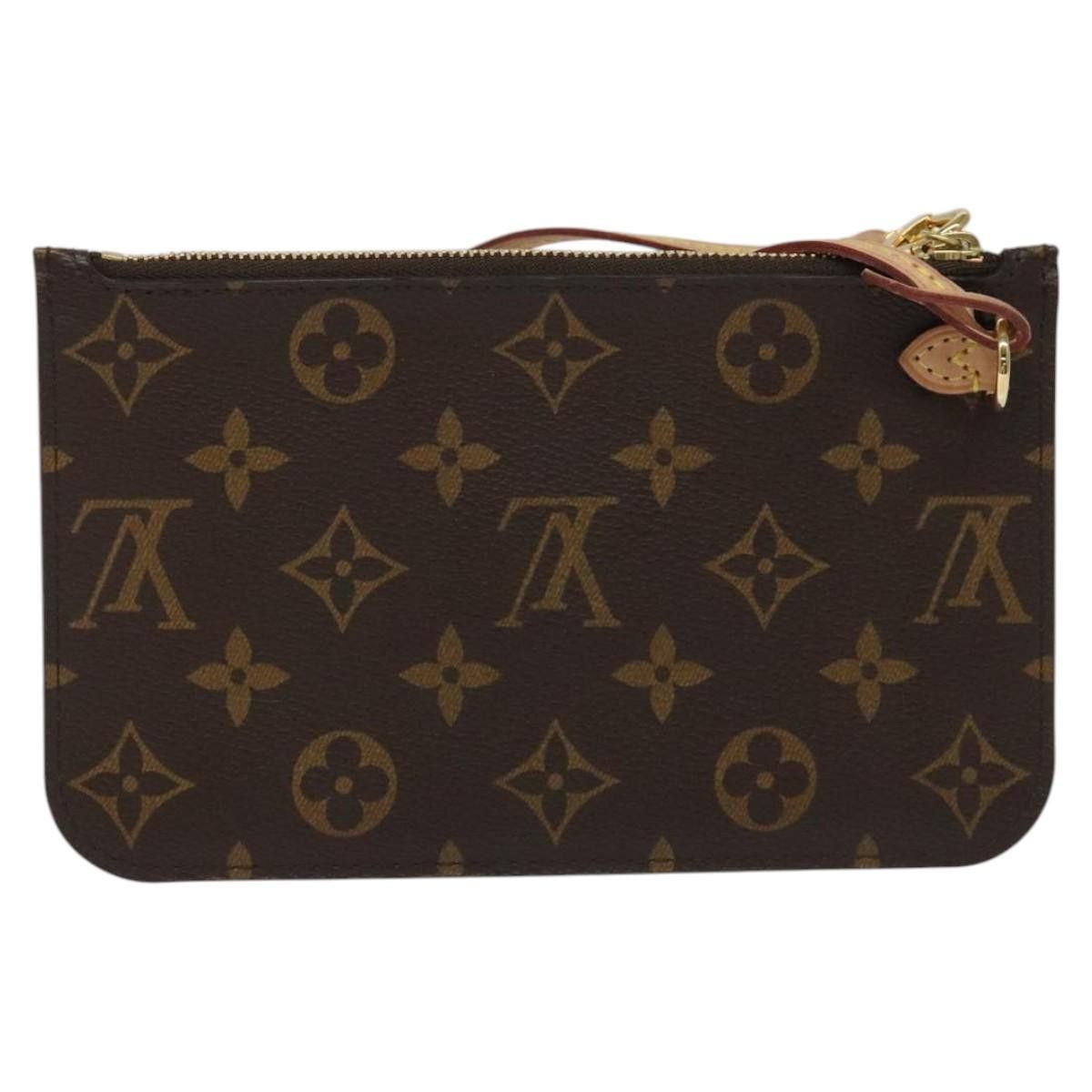 Louis Vuitton Pochette Neverfull Brown Canvas Clutch Bag (Pre-Owned) Size ONE SIZE - 2 Thumbnail