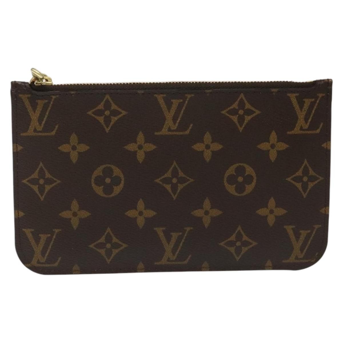 Louis Vuitton Pochette Neverfull Brown Canvas Clutch Bag (Pre-Owned) Size ONE SIZE - 20 Thumbnail