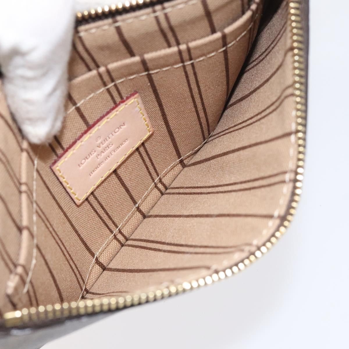 Louis Vuitton Pochette Neverfull Brown Canvas Clutch Bag (Pre-Owned) Size ONE SIZE - 14 Thumbnail
